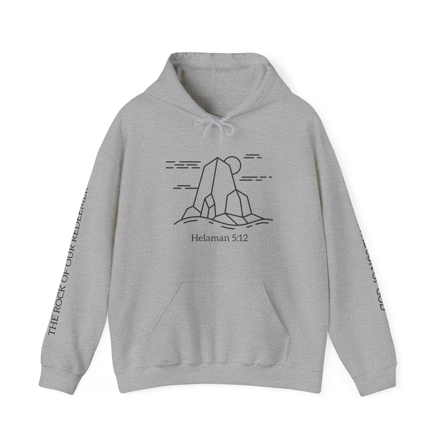Rock of Our Redeemer Sleeve Printed Hoodie