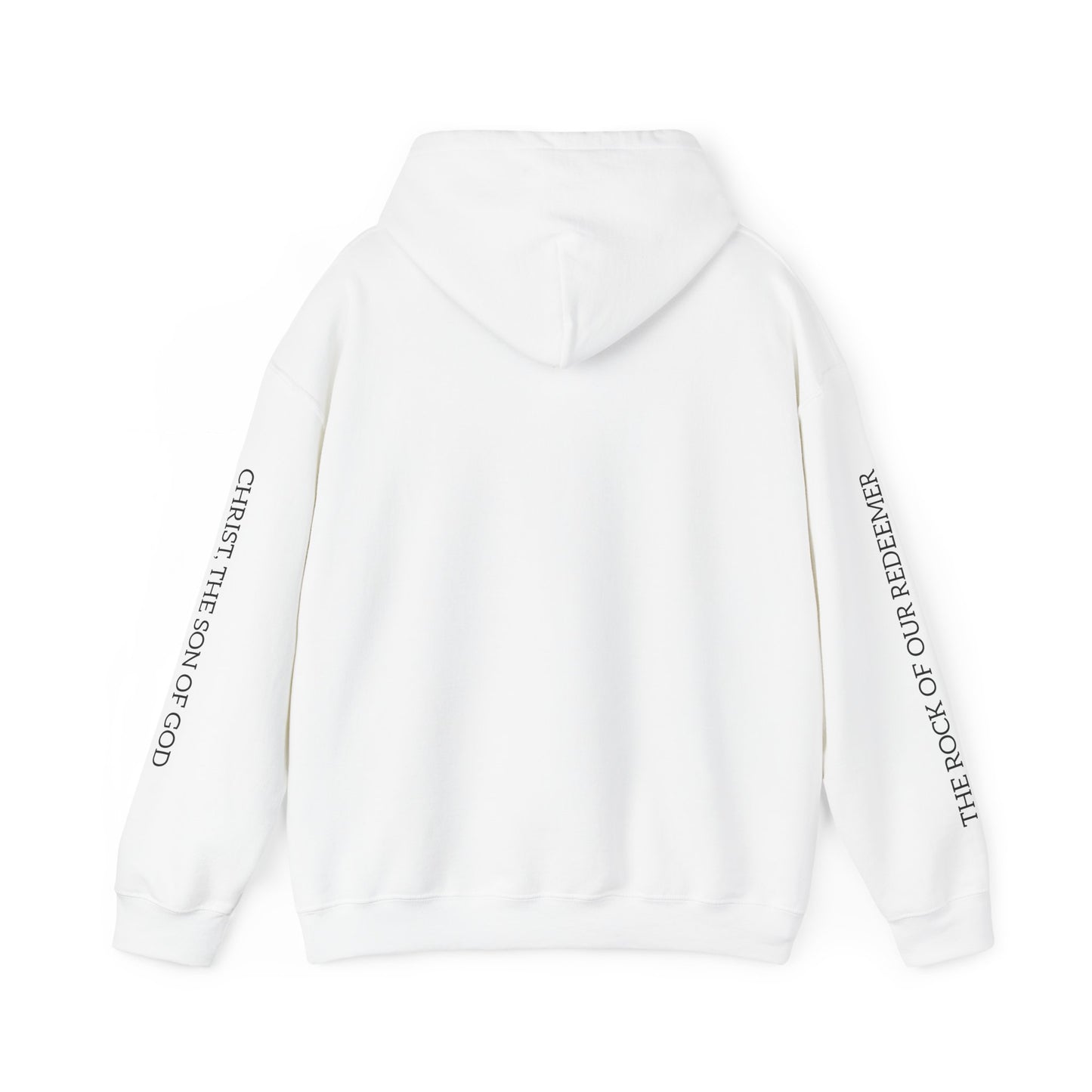 Rock of Our Redeemer Sleeve Printed Hoodie