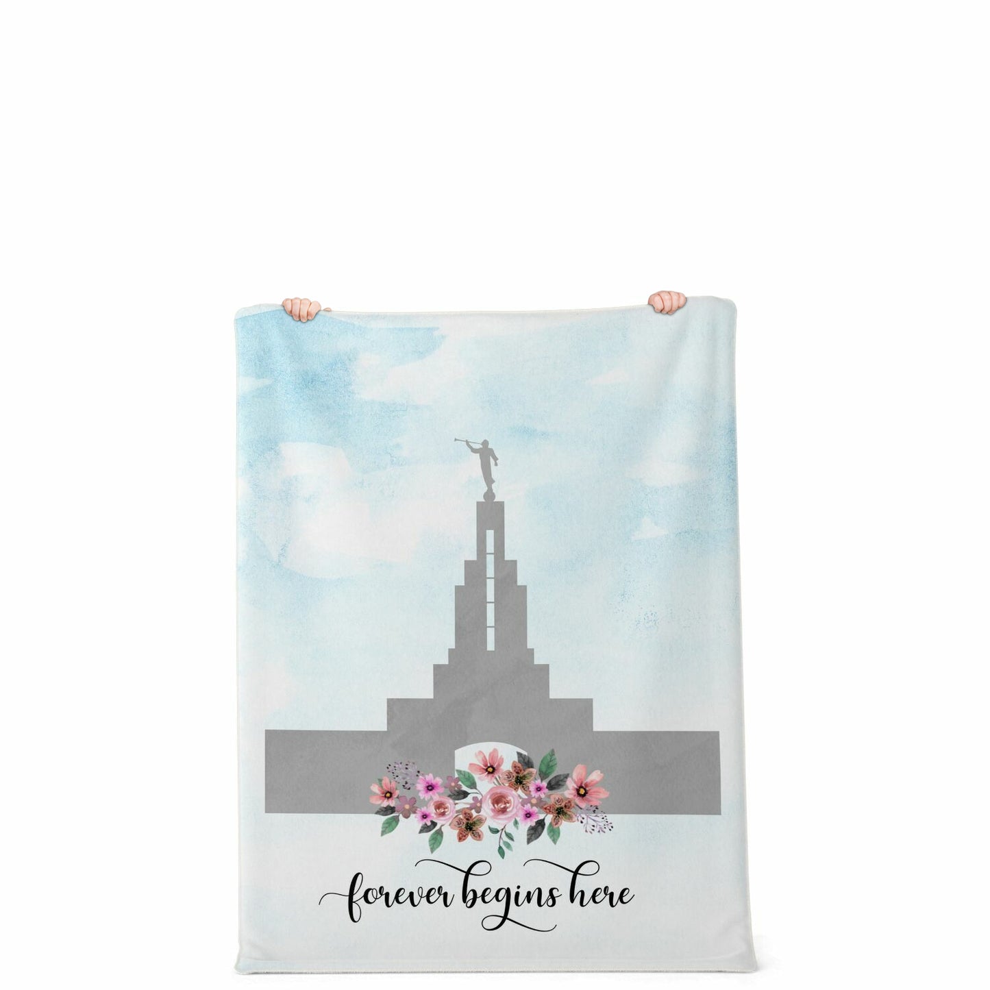 COLUMBIA RIVER Forever Begins Here Blanket