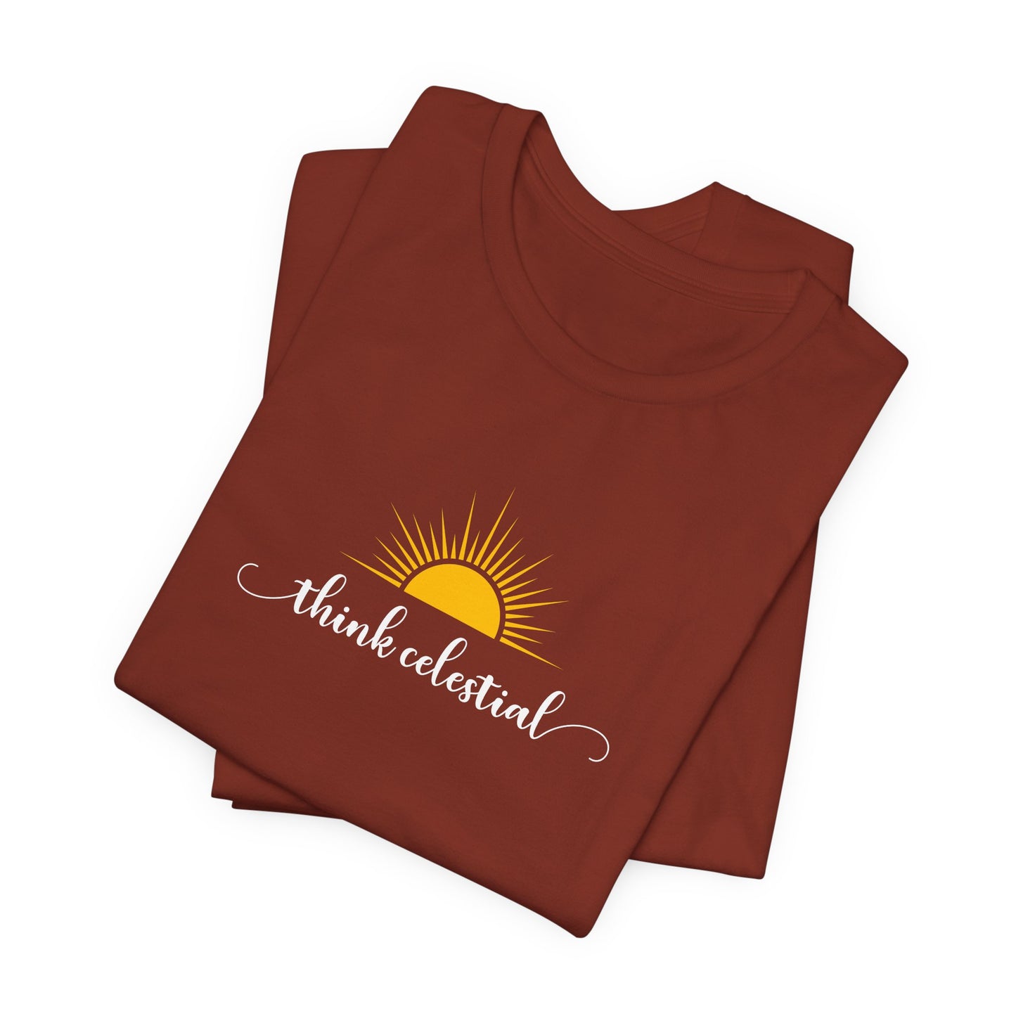THINK CELESTIAL Dark Unisex Jersey Short Sleeve Tee