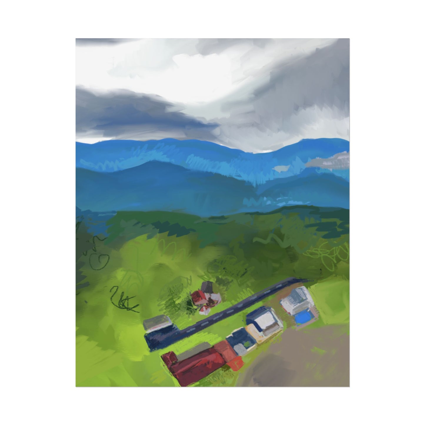 Nigeria Rolled Poster