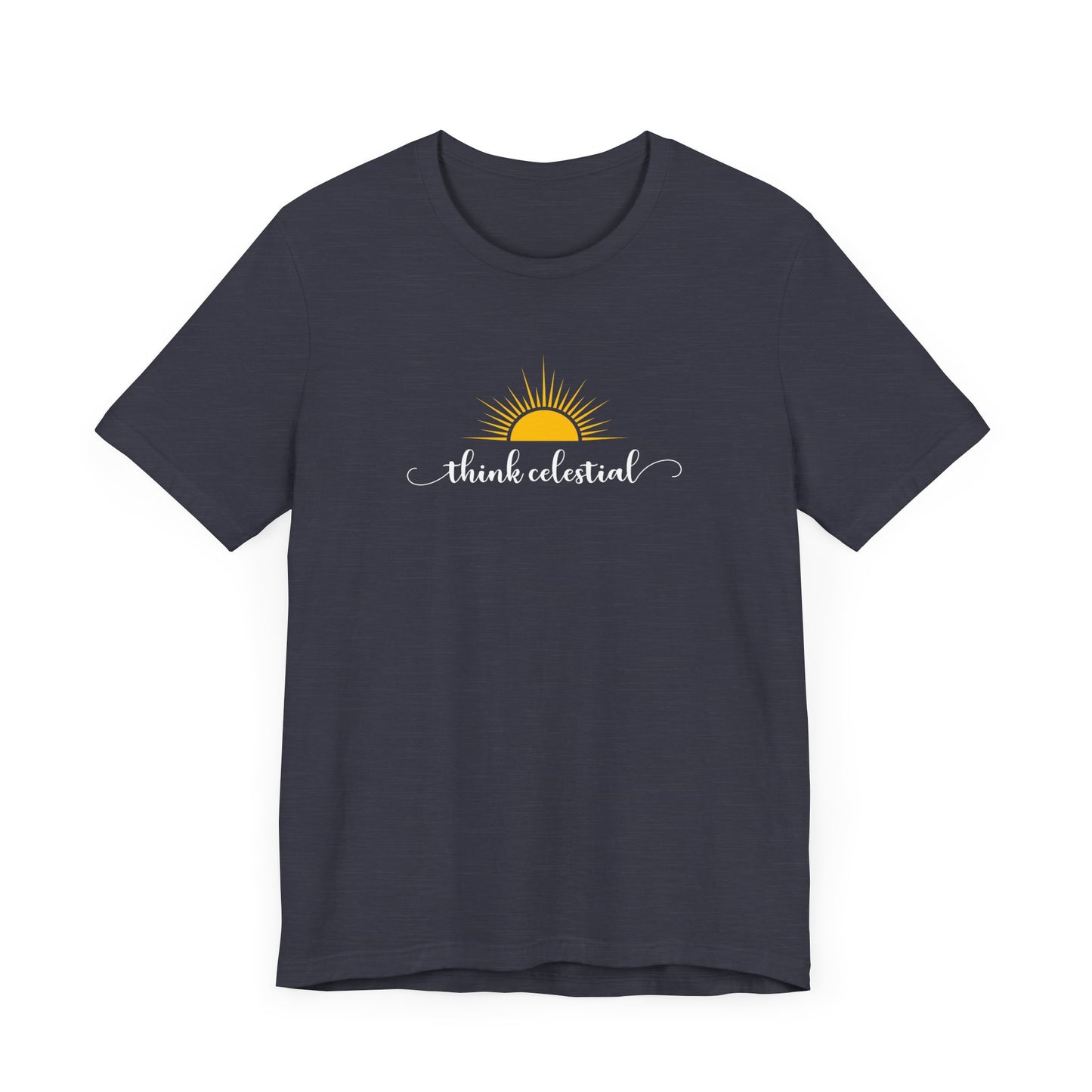 THINK CELESTIAL Dark Unisex Jersey Short Sleeve Tee