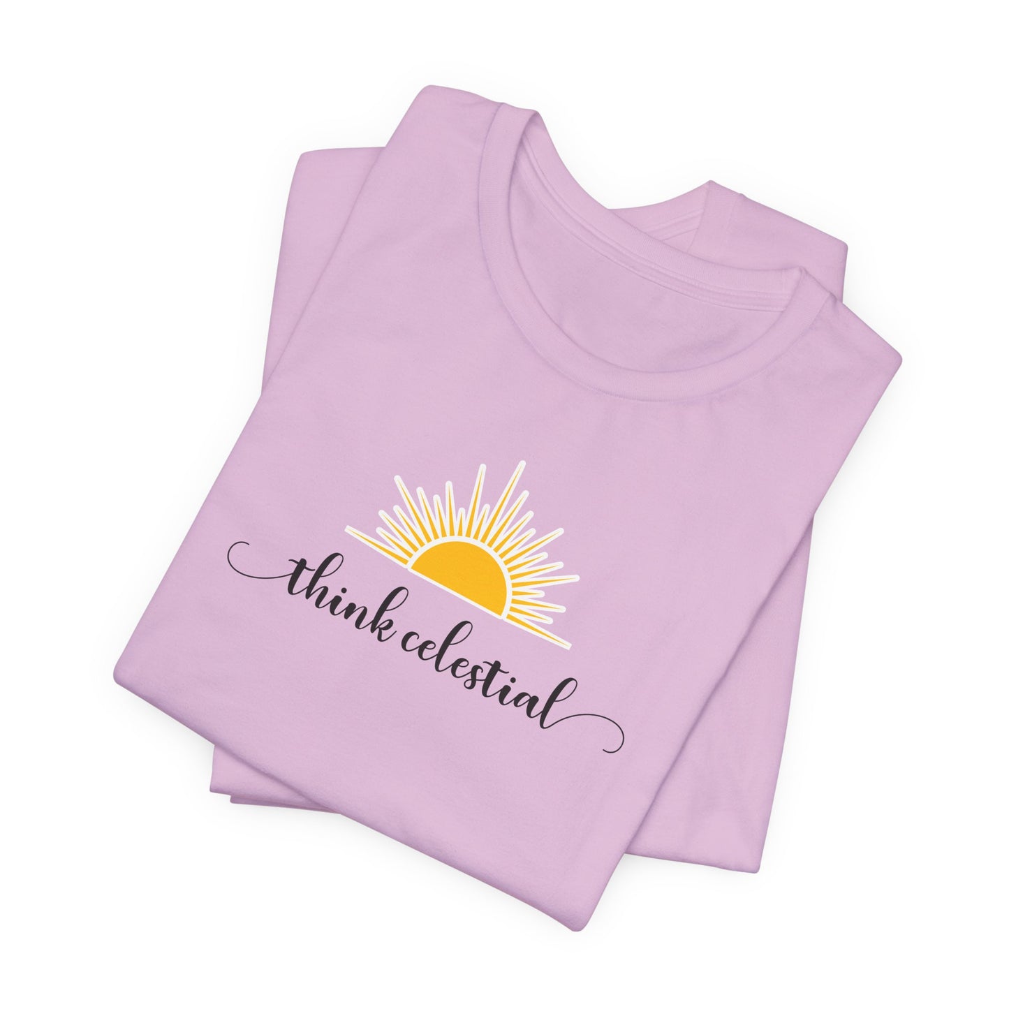 THINK CELESTIAL Unisex Jersey Short Sleeve Tee