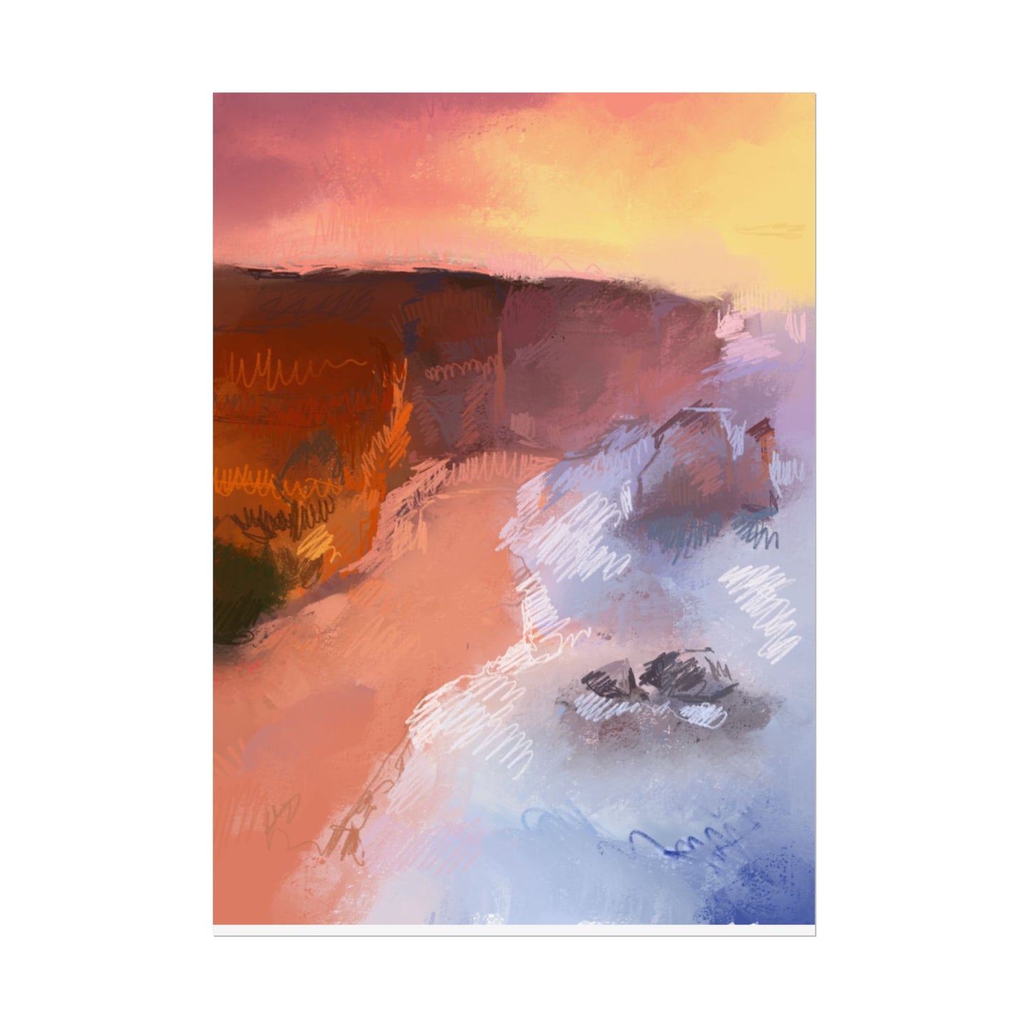Australia Rolled Poster