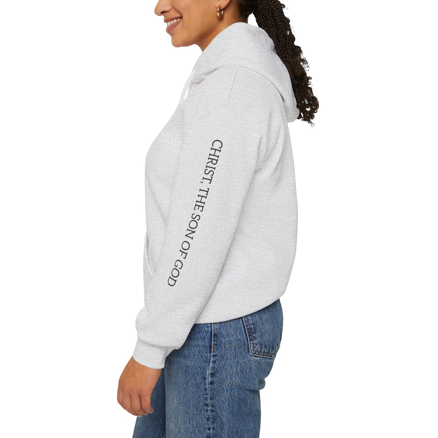 Rock of Our Redeemer Sleeve Printed Hoodie