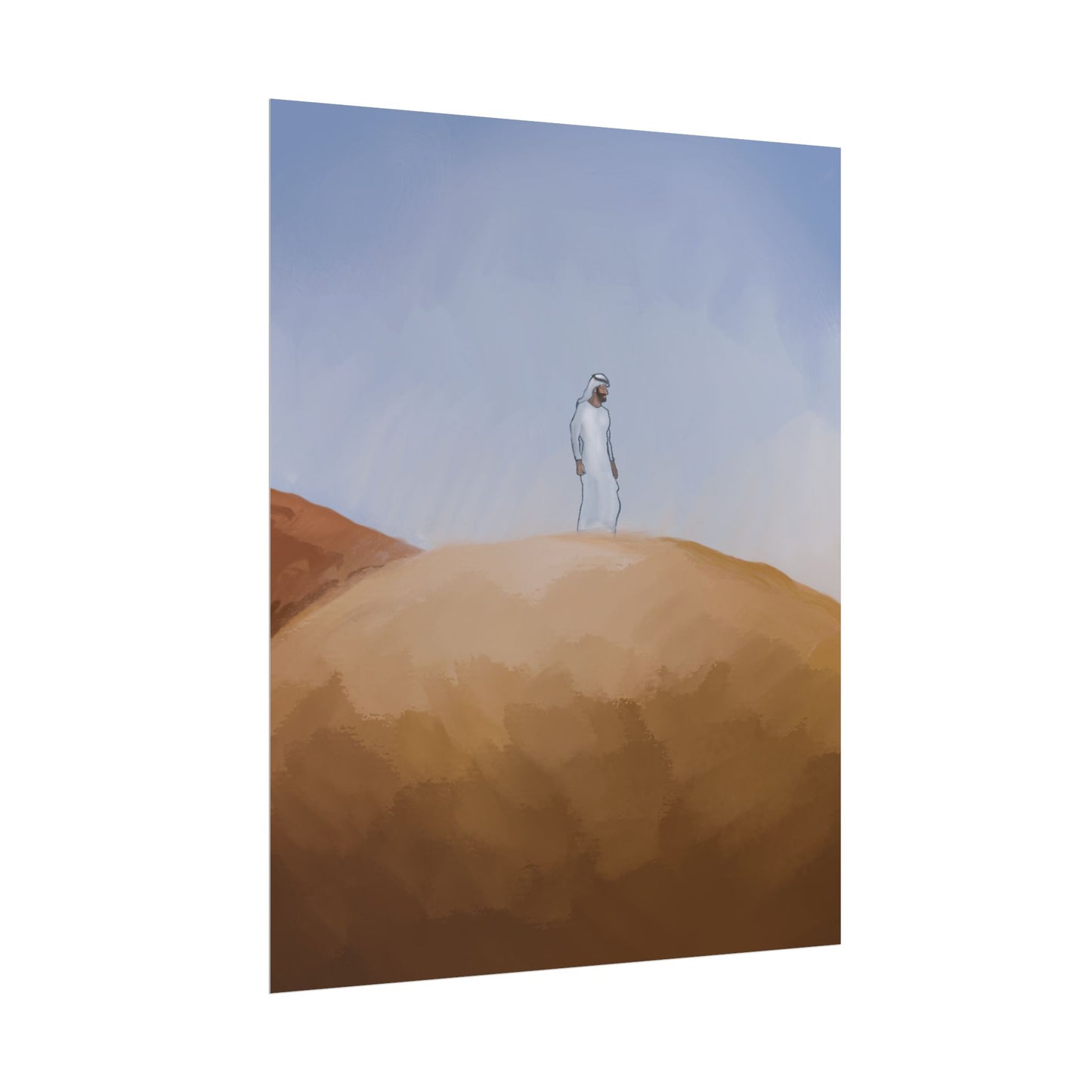 Qatar Rolled Poster