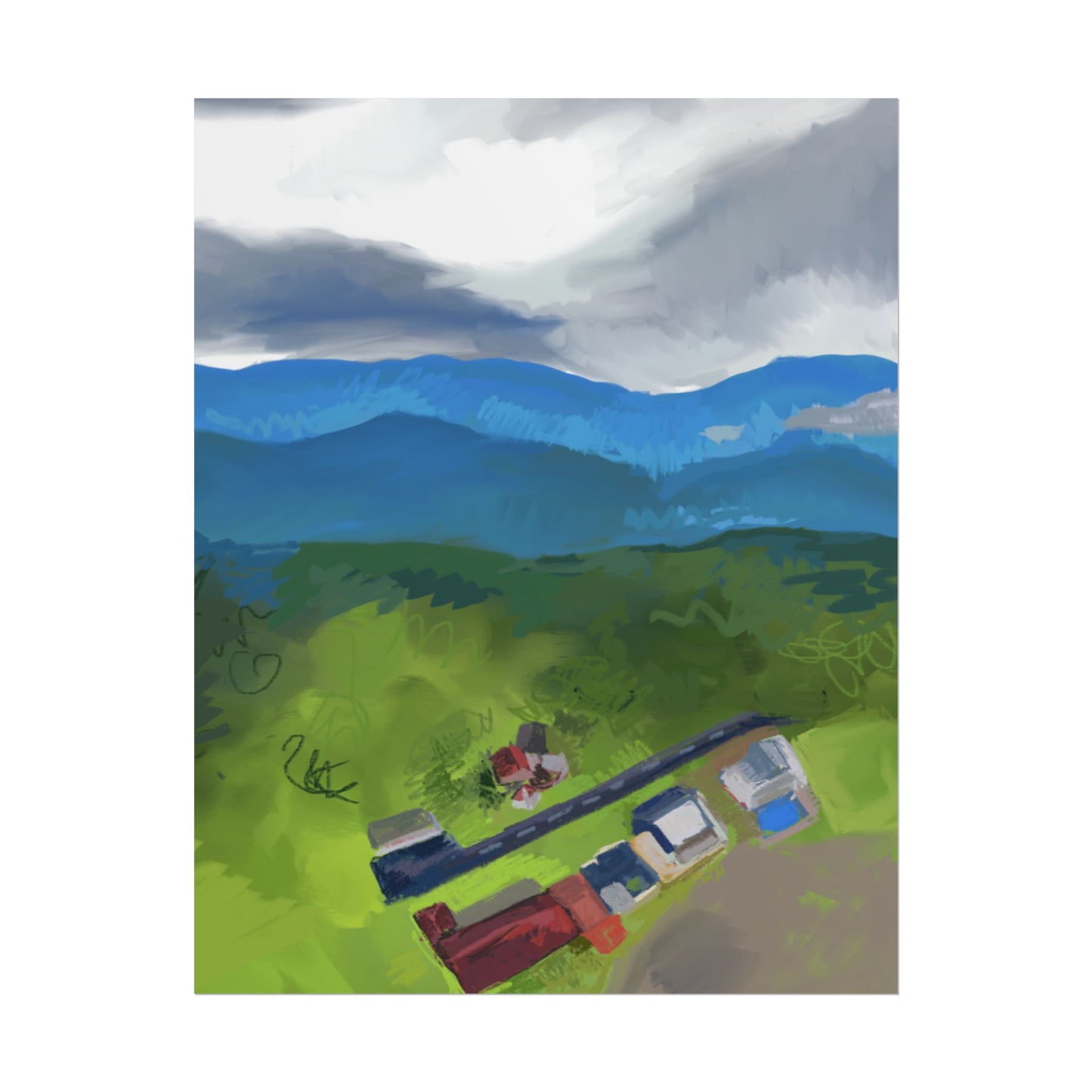 Nigeria Rolled Poster