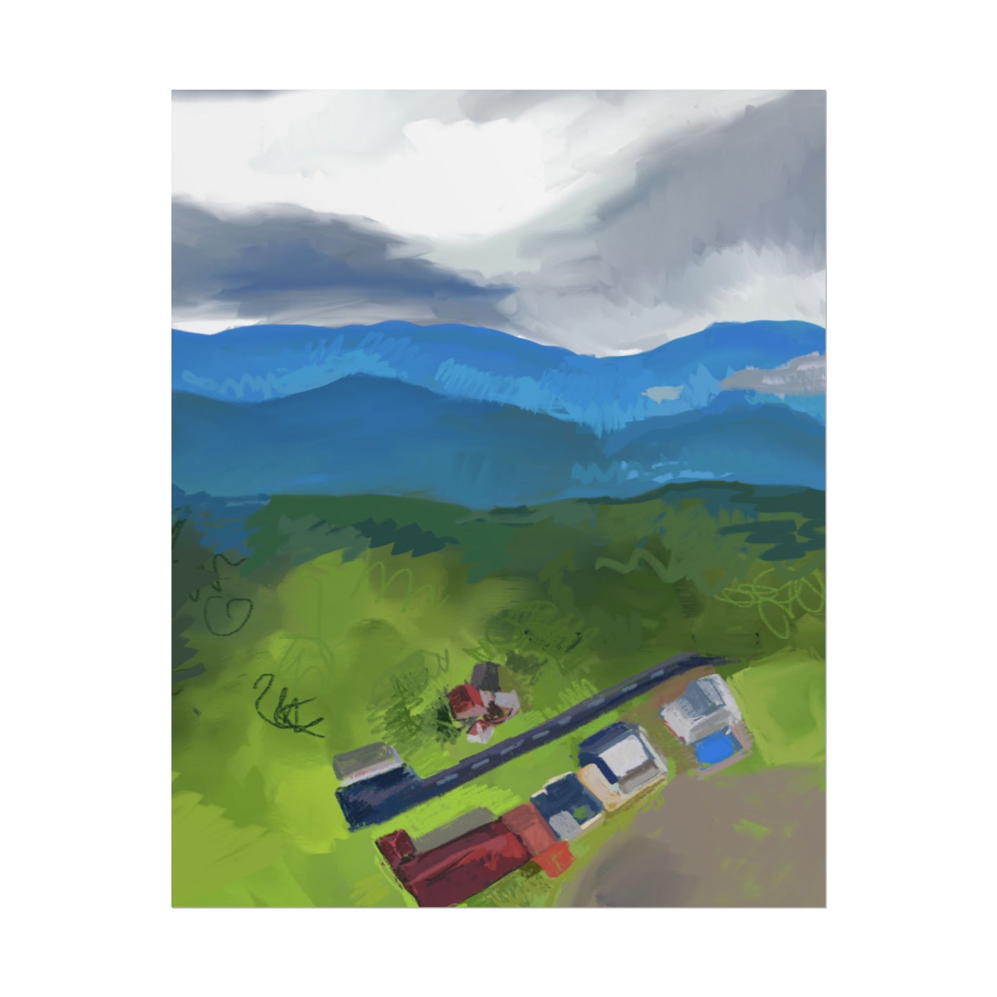 Nigeria Rolled Poster