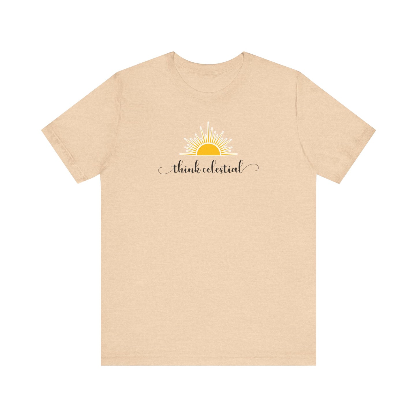 THINK CELESTIAL Unisex Jersey Short Sleeve Tee