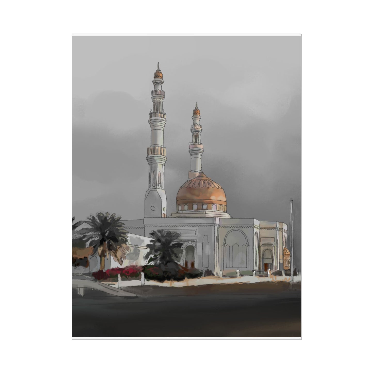 Oman Rolled Poster
