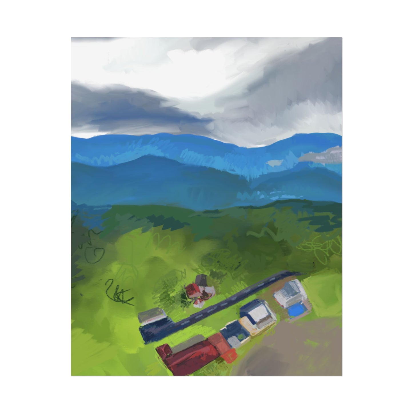 Nigeria Rolled Poster