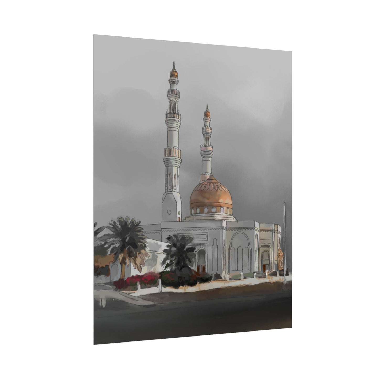Oman Rolled Poster
