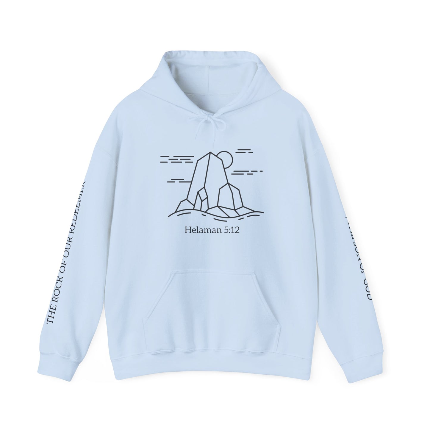 Rock of Our Redeemer Sleeve Printed Hoodie