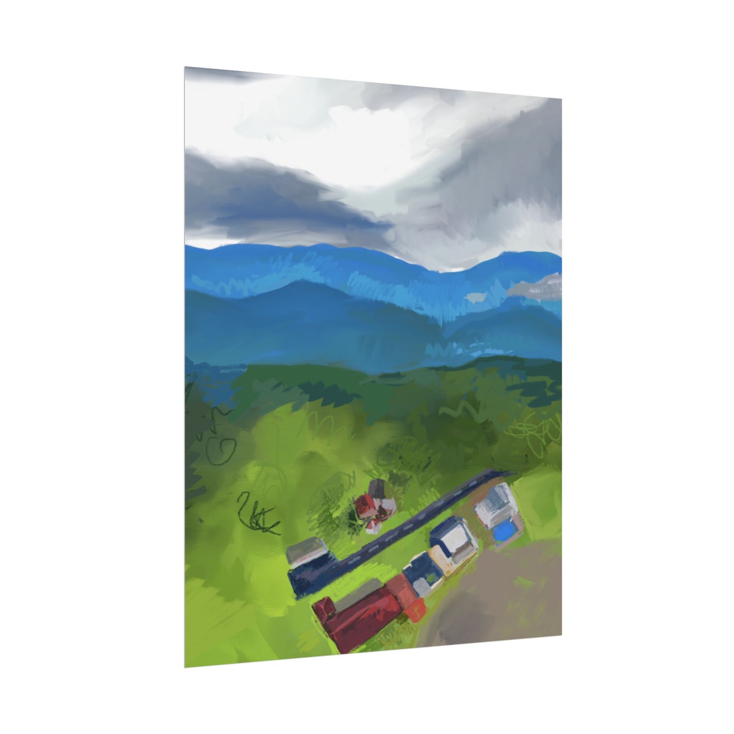 Nigeria Rolled Poster
