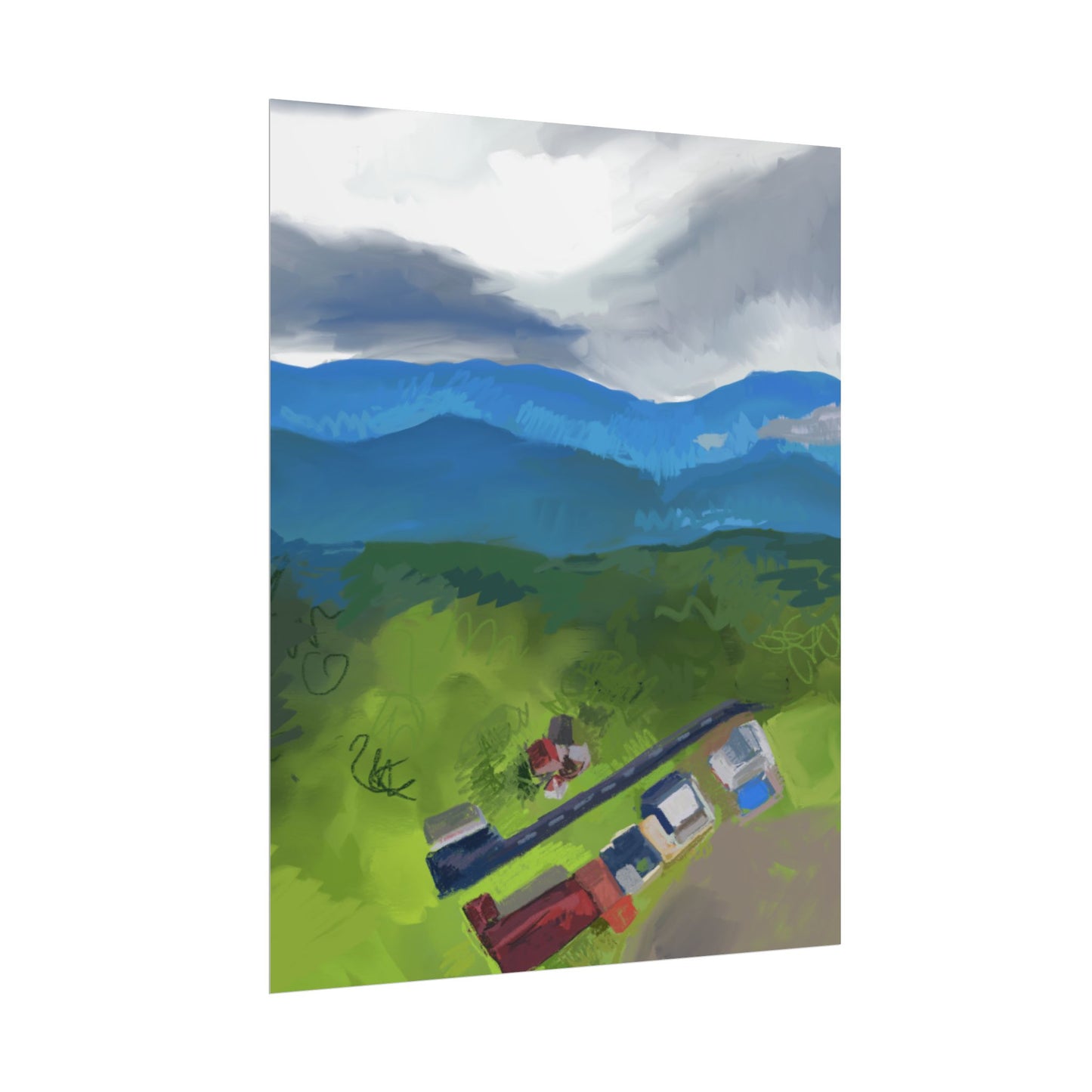 Nigeria Rolled Poster