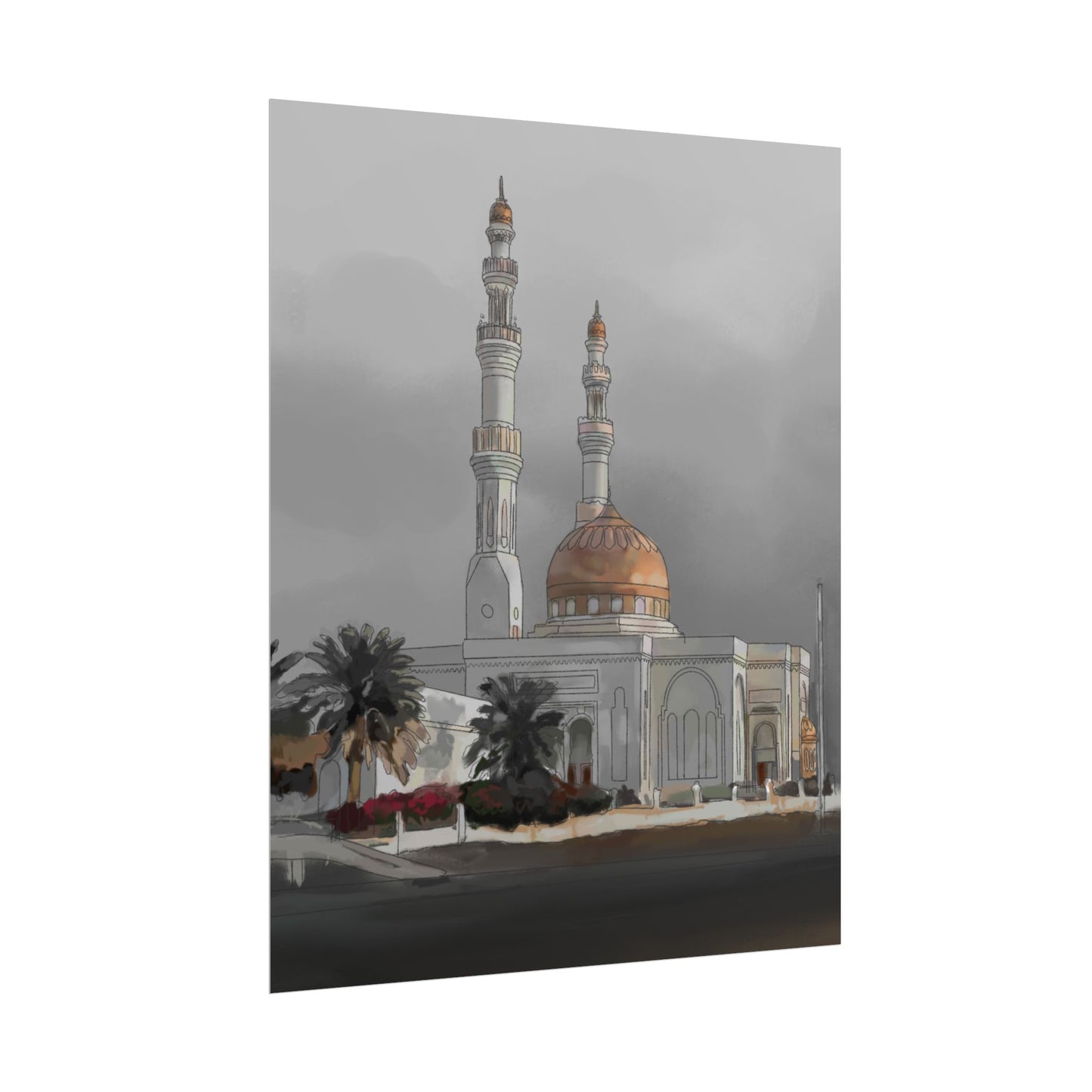 Oman Rolled Poster