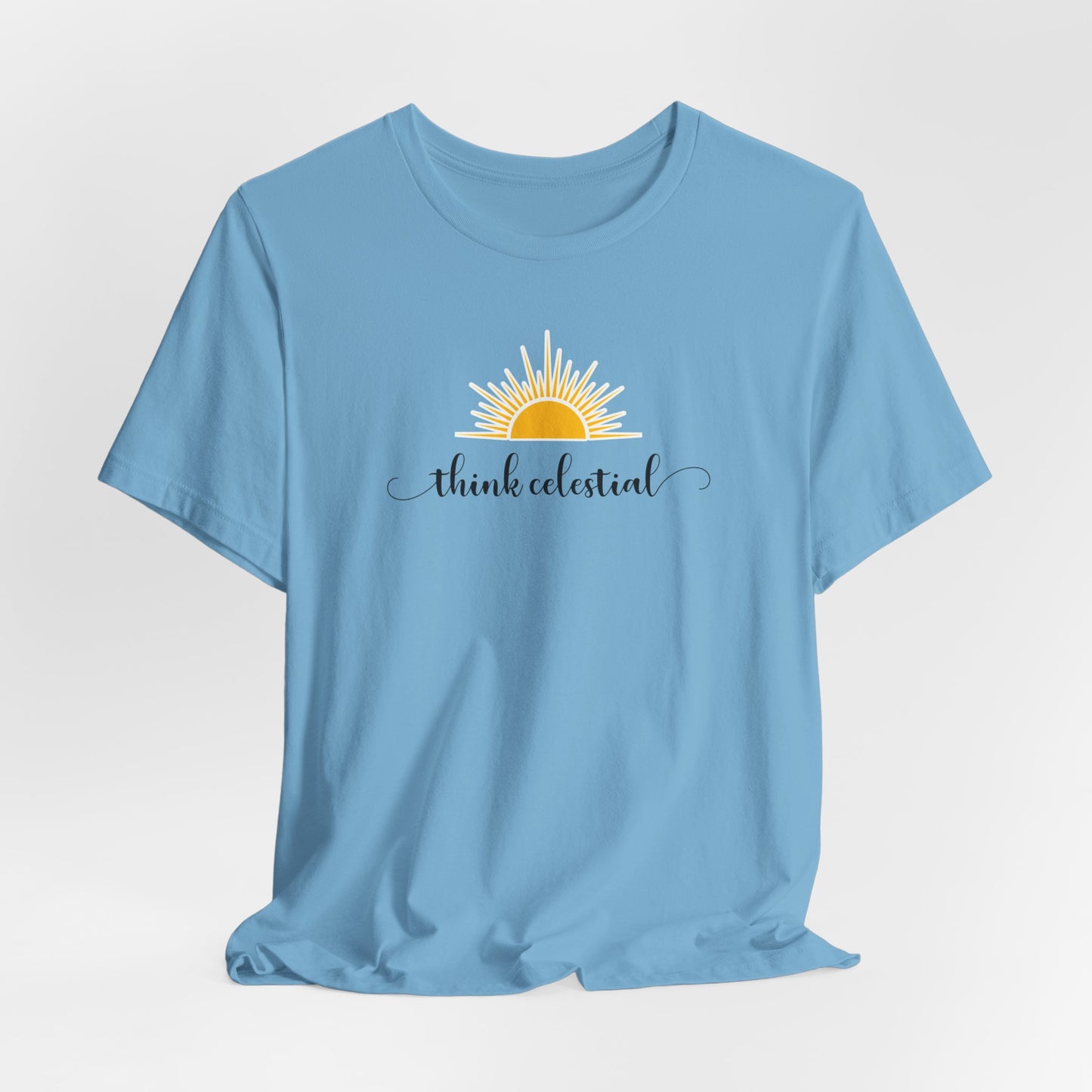 THINK CELESTIAL Unisex Jersey Short Sleeve Tee
