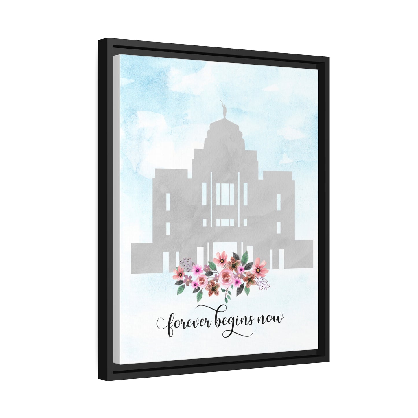 MERIDIAN Forever Begins Now Framed Canvas