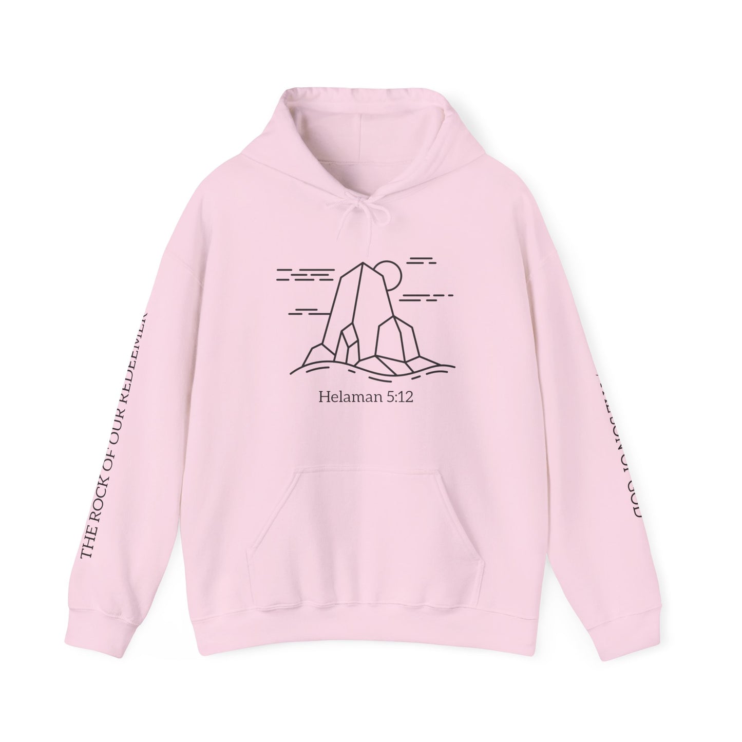 Rock of Our Redeemer Sleeve Printed Hoodie