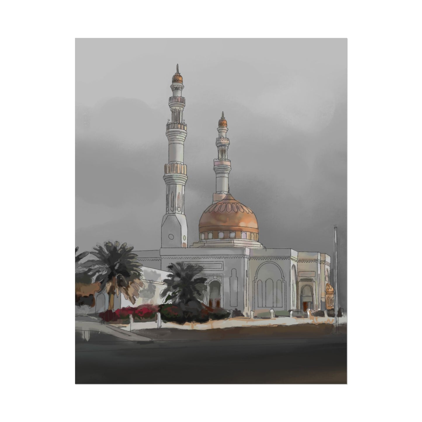 Oman Rolled Poster