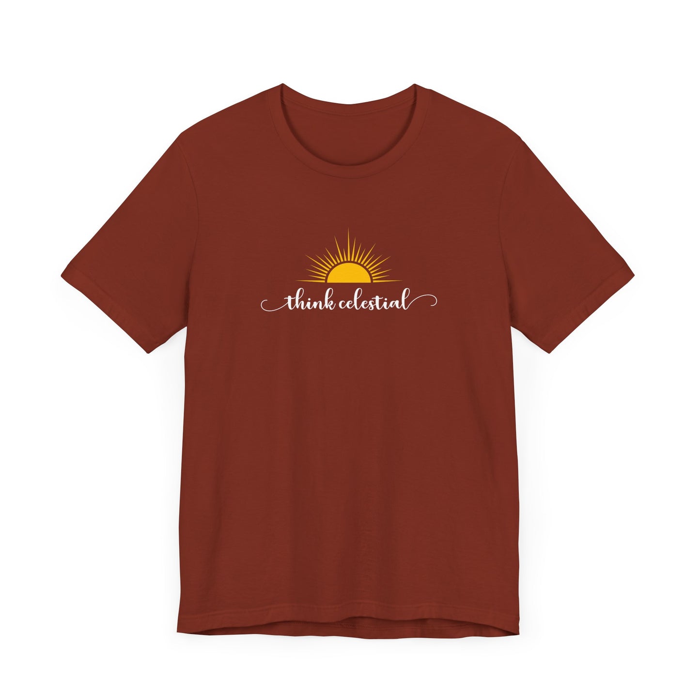 THINK CELESTIAL Dark Unisex Jersey Short Sleeve Tee