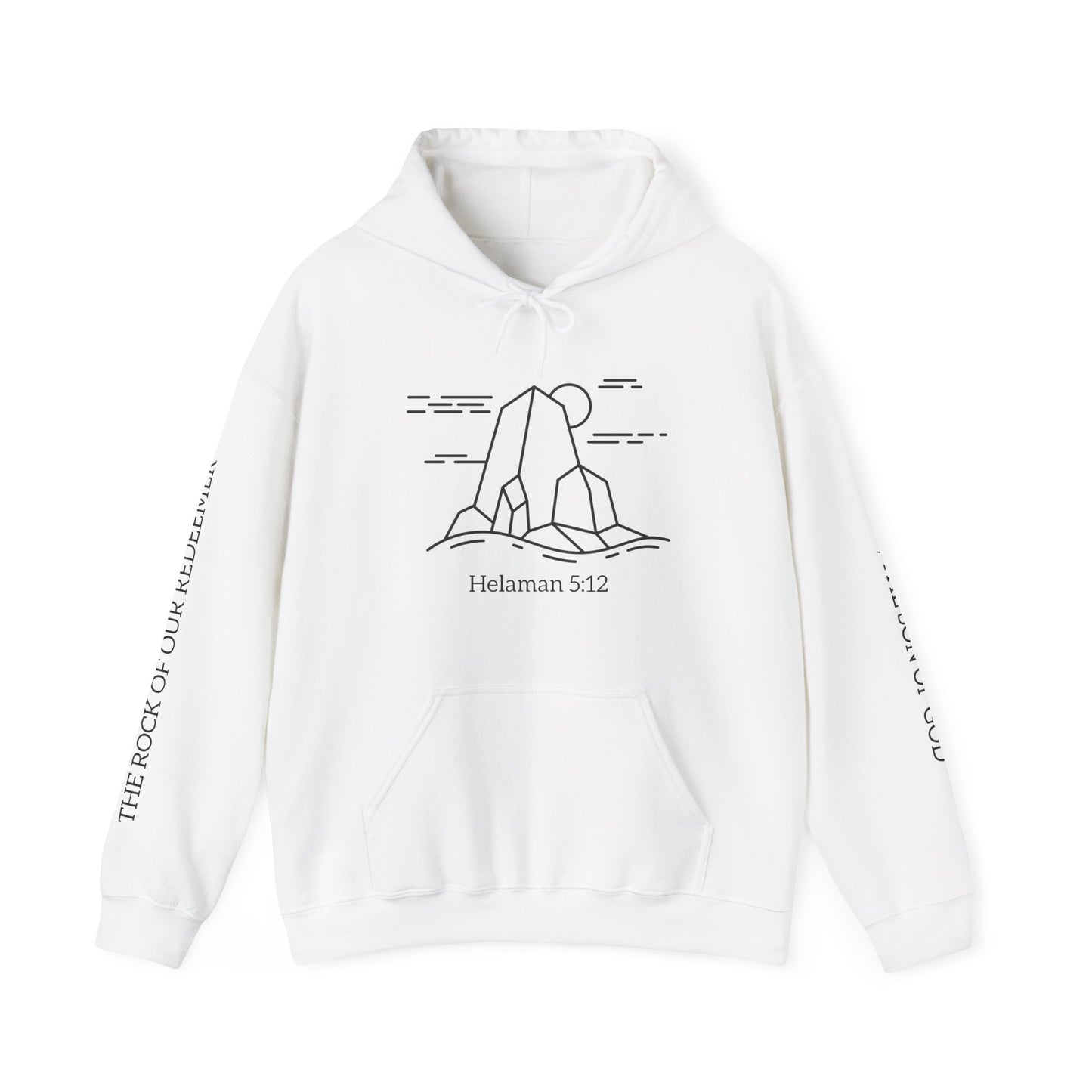 Rock of Our Redeemer Sleeve Printed Hoodie