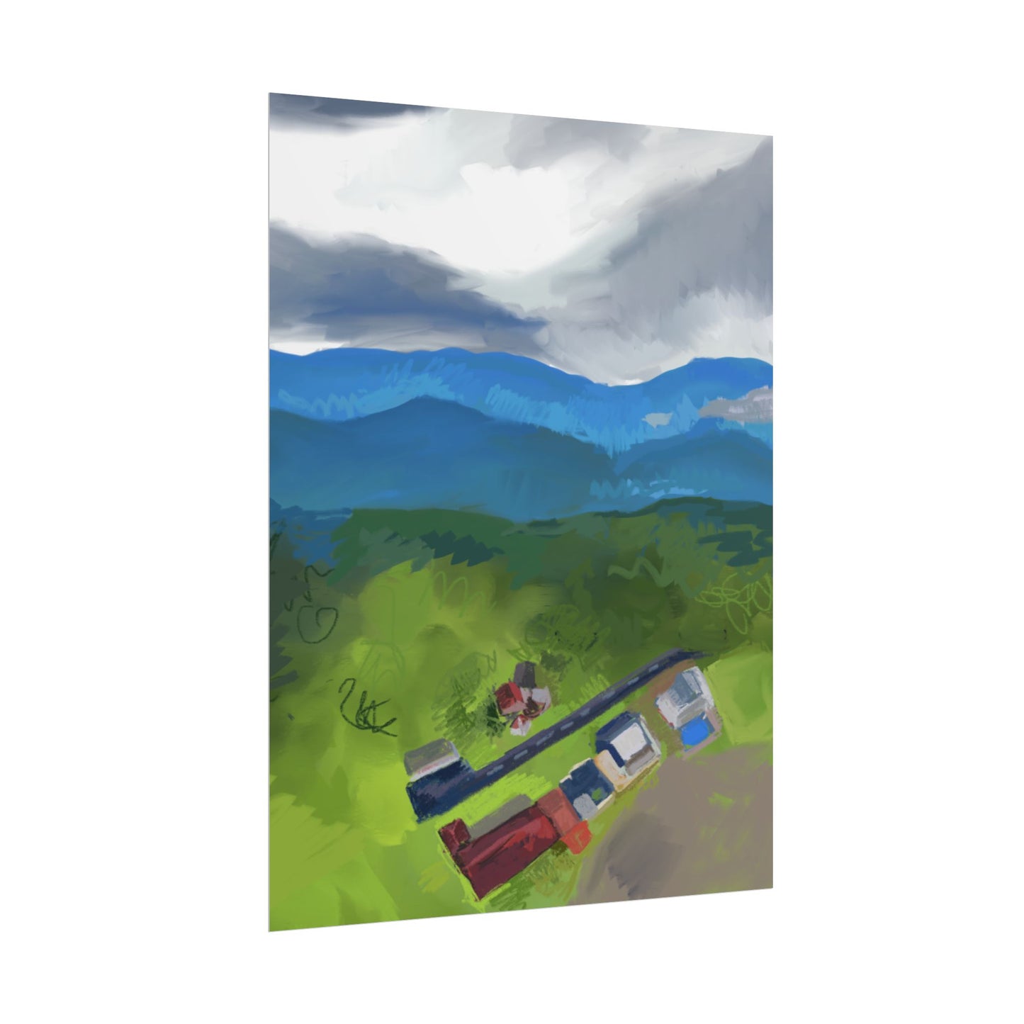Nigeria Rolled Poster
