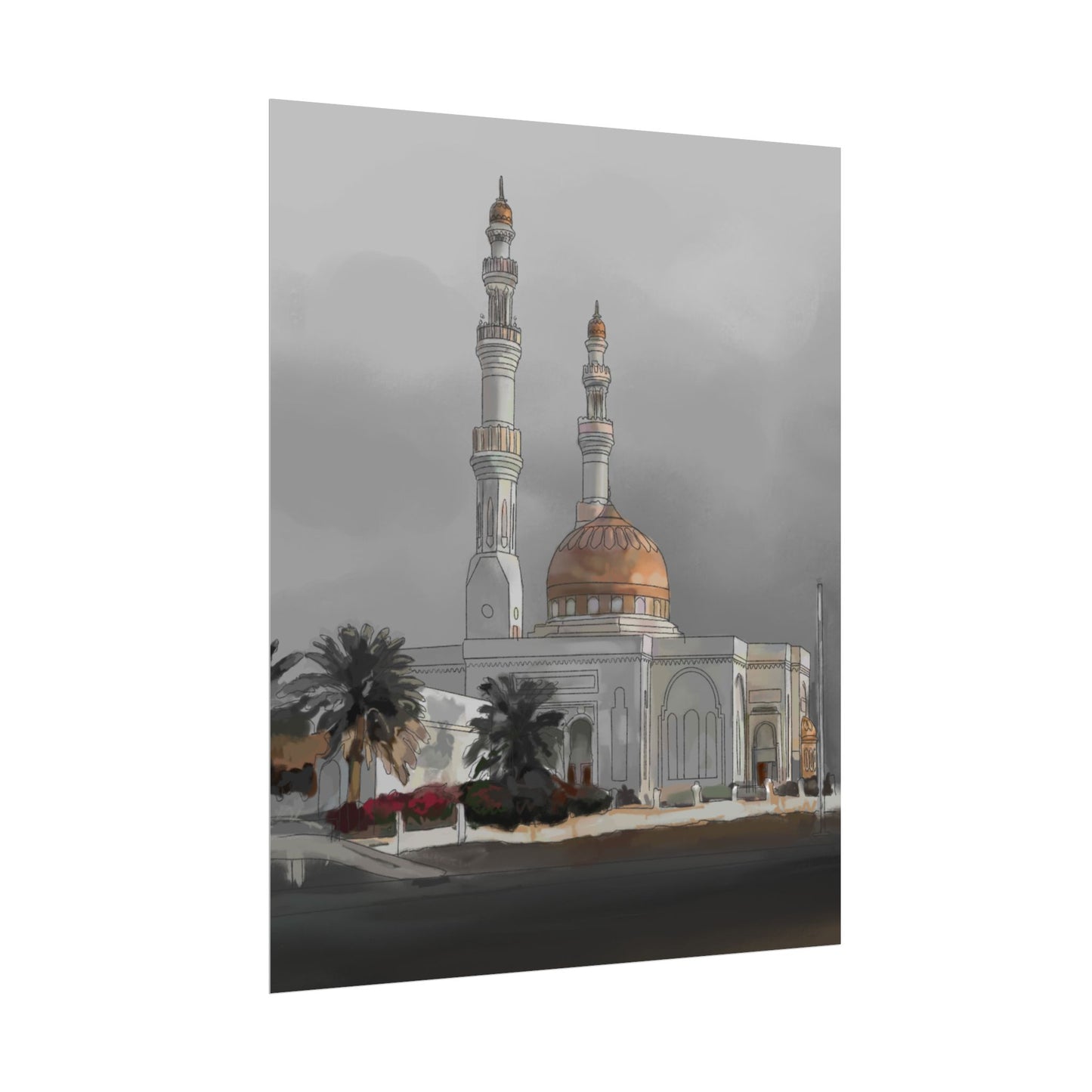 Oman Rolled Poster