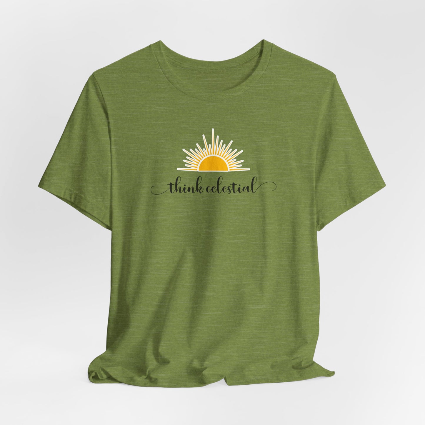 THINK CELESTIAL Unisex Jersey Short Sleeve Tee