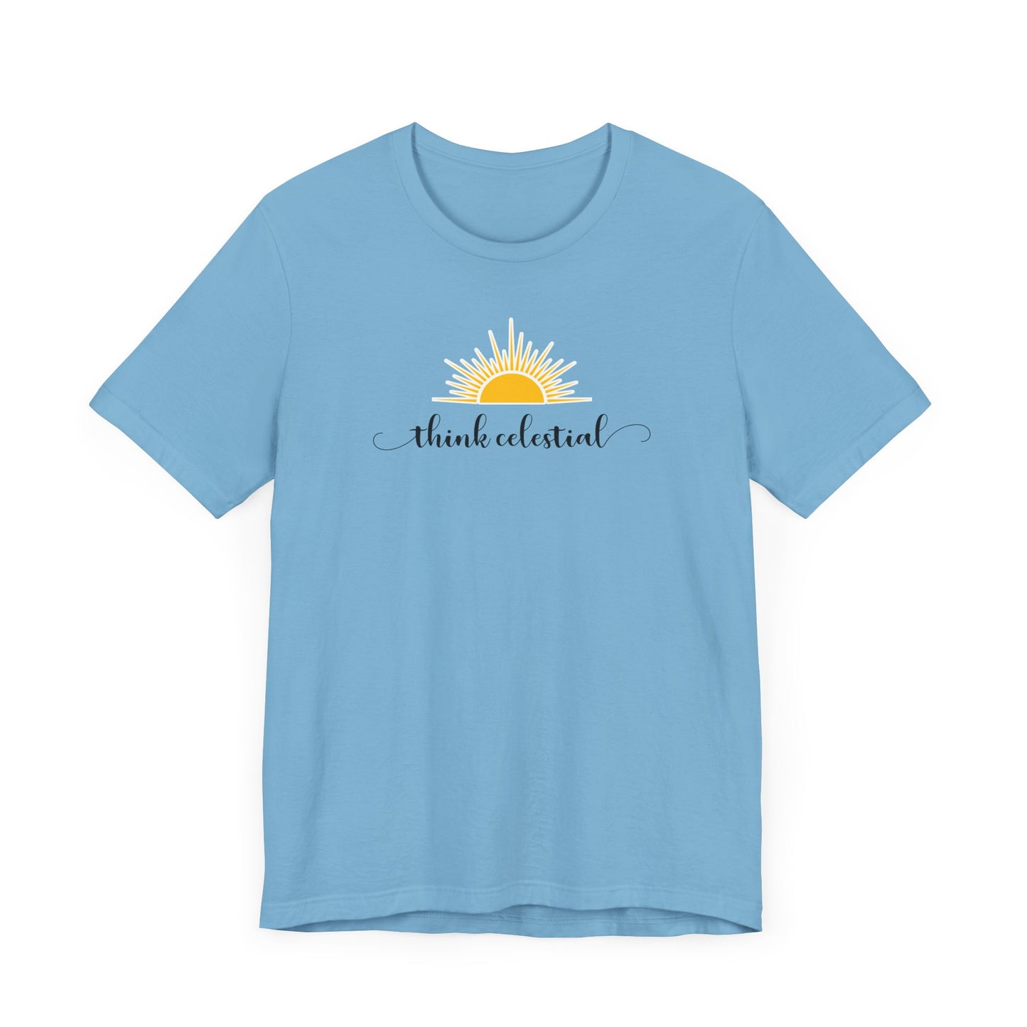 THINK CELESTIAL Unisex Jersey Short Sleeve Tee