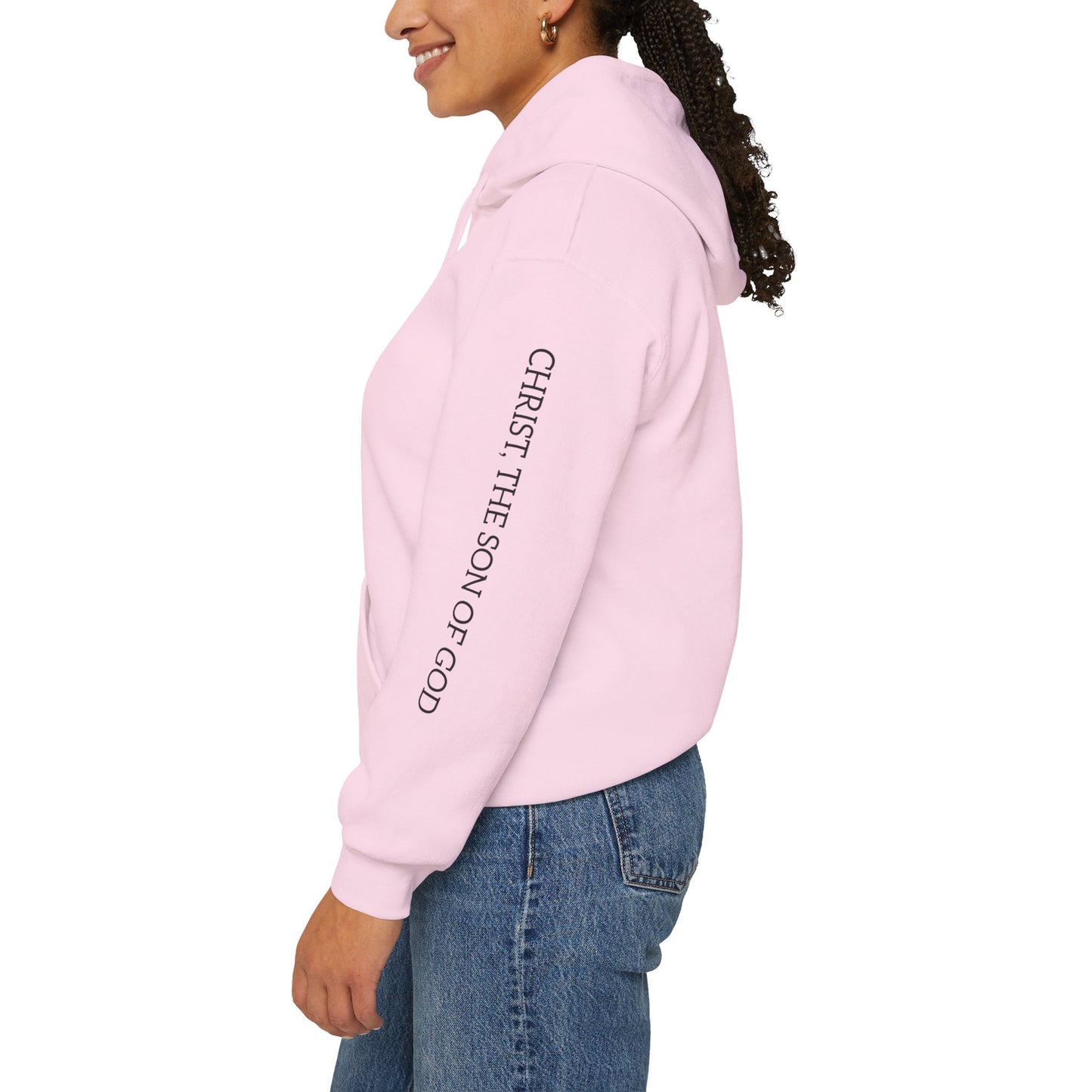 Rock of Our Redeemer Sleeve Printed Hoodie