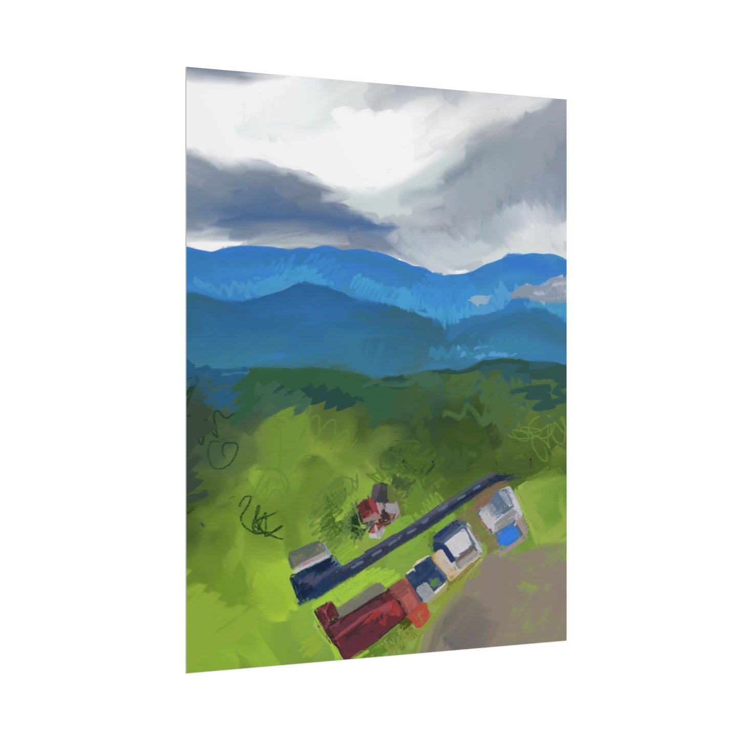 Nigeria Rolled Poster