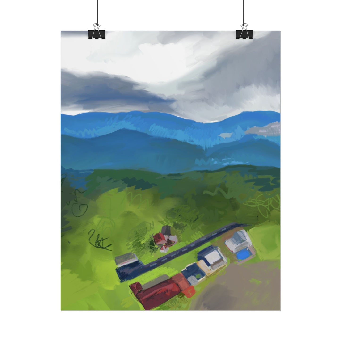 Nigeria Rolled Poster