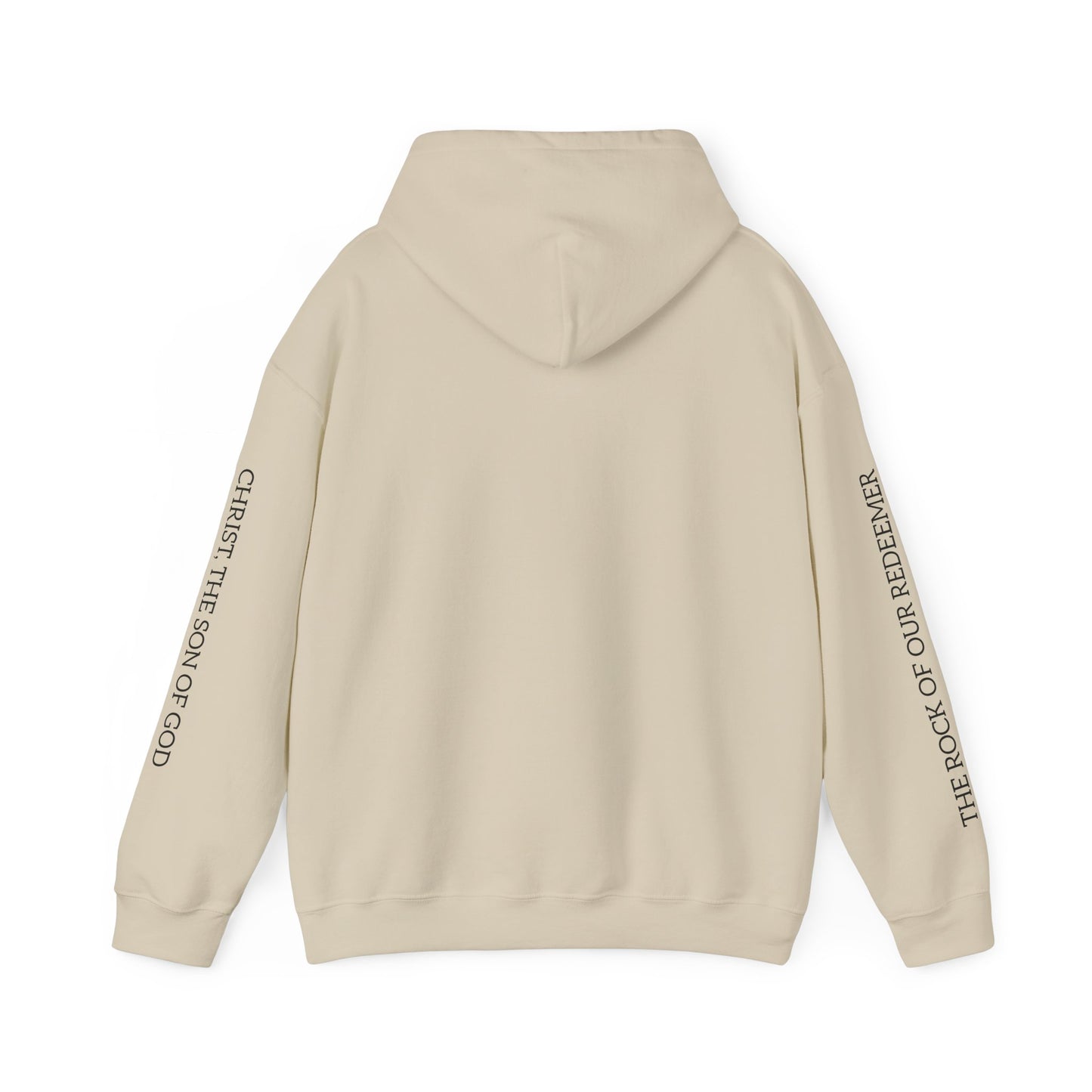 Rock of Our Redeemer Sleeve Printed Hoodie