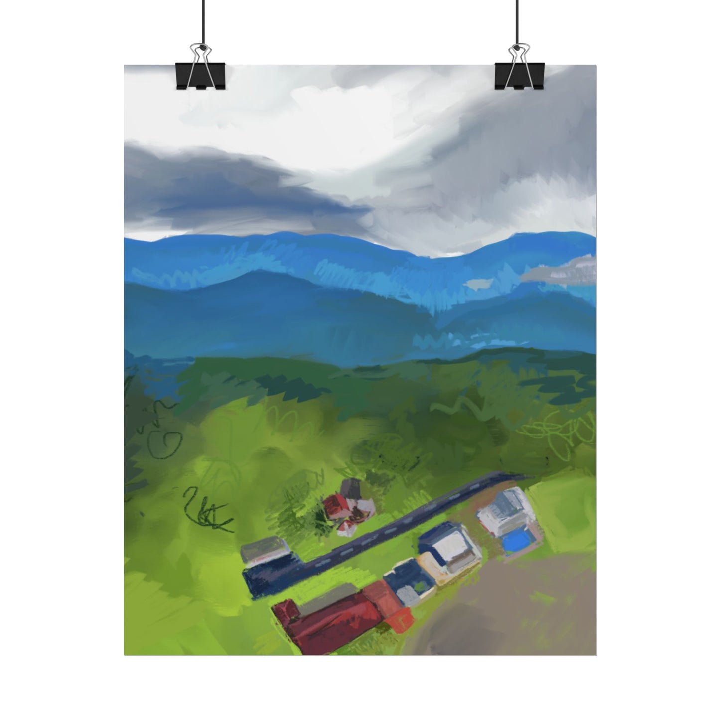 Nigeria Rolled Poster