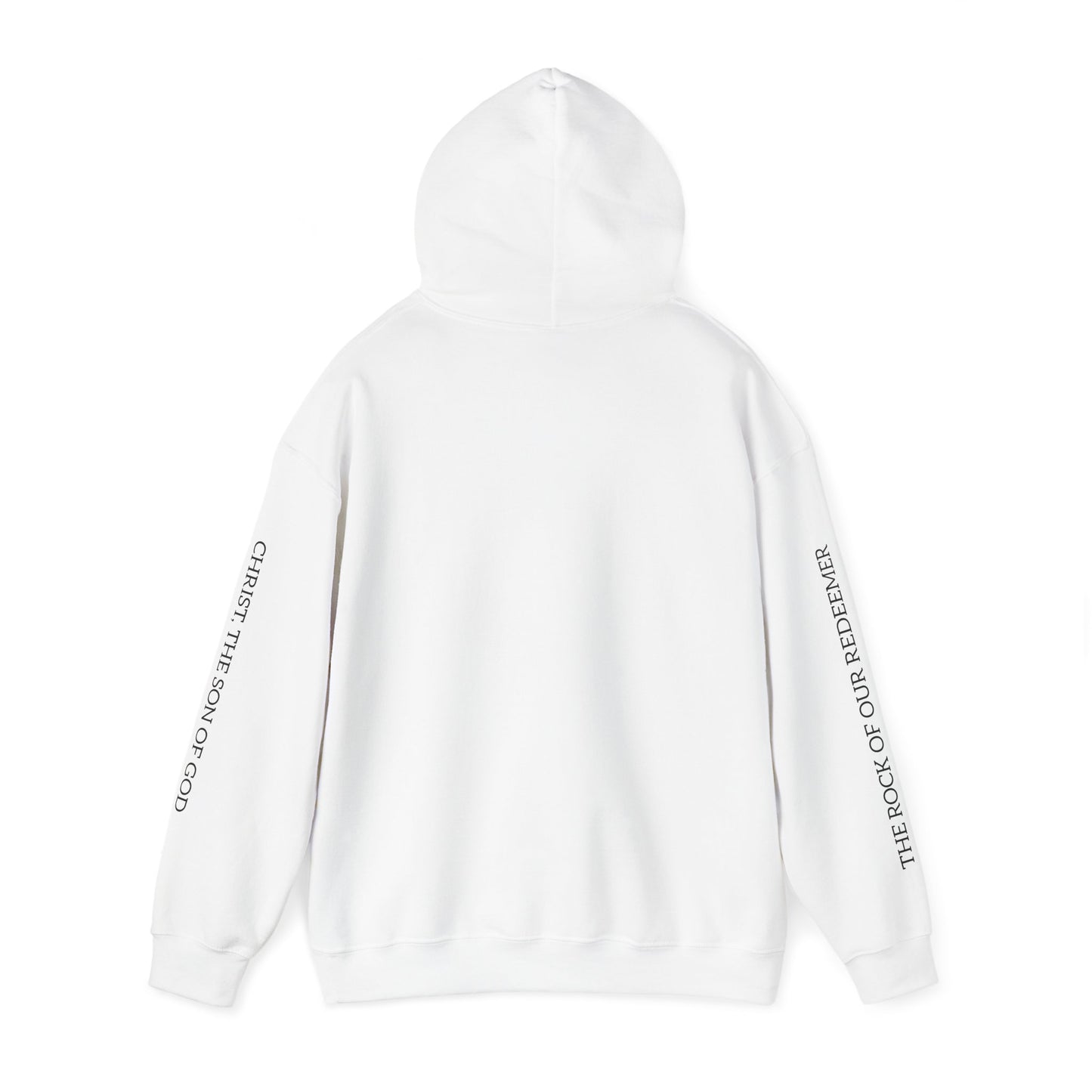 Rock of Our Redeemer Sleeve Printed Hoodie