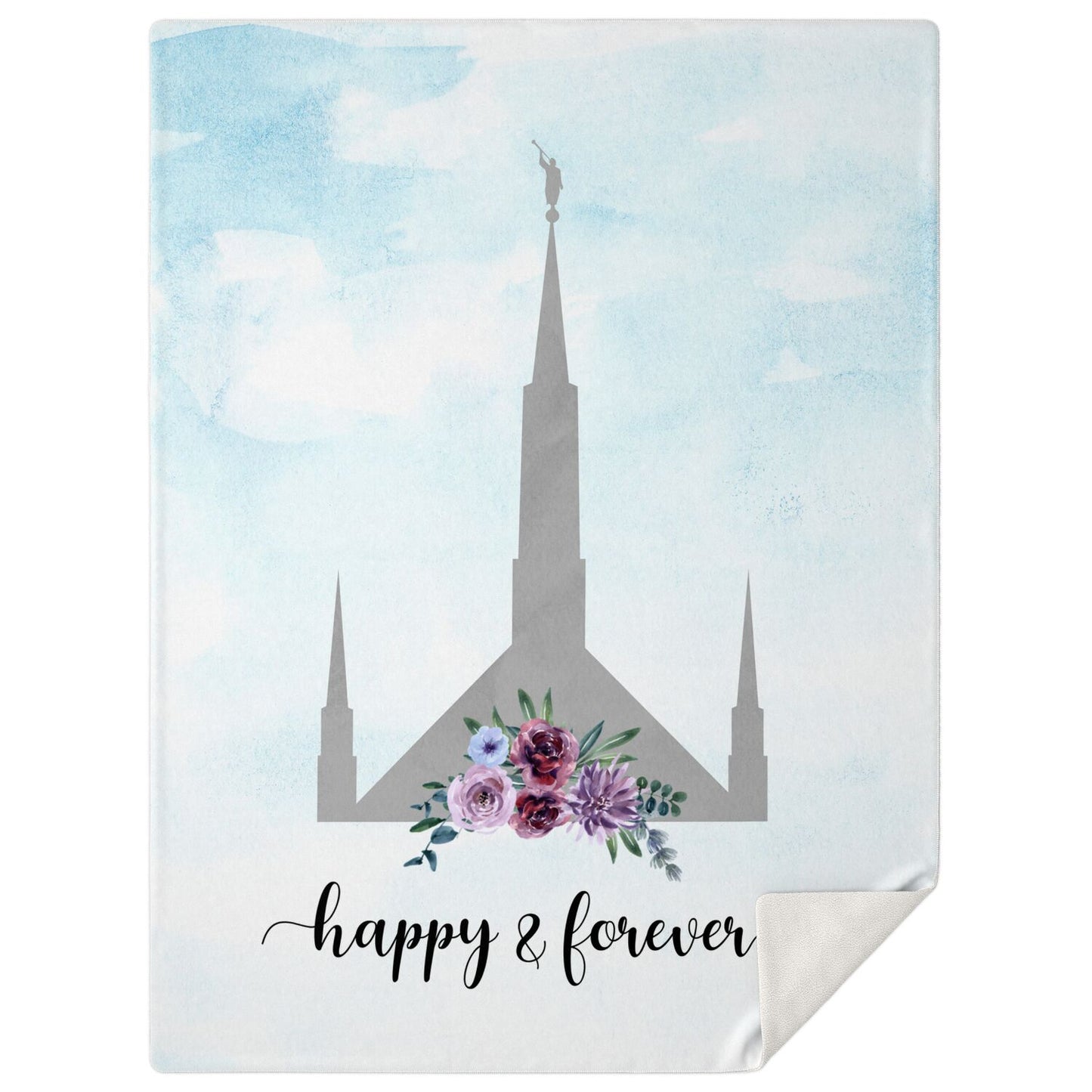 BOISE Happy & Forever blanket