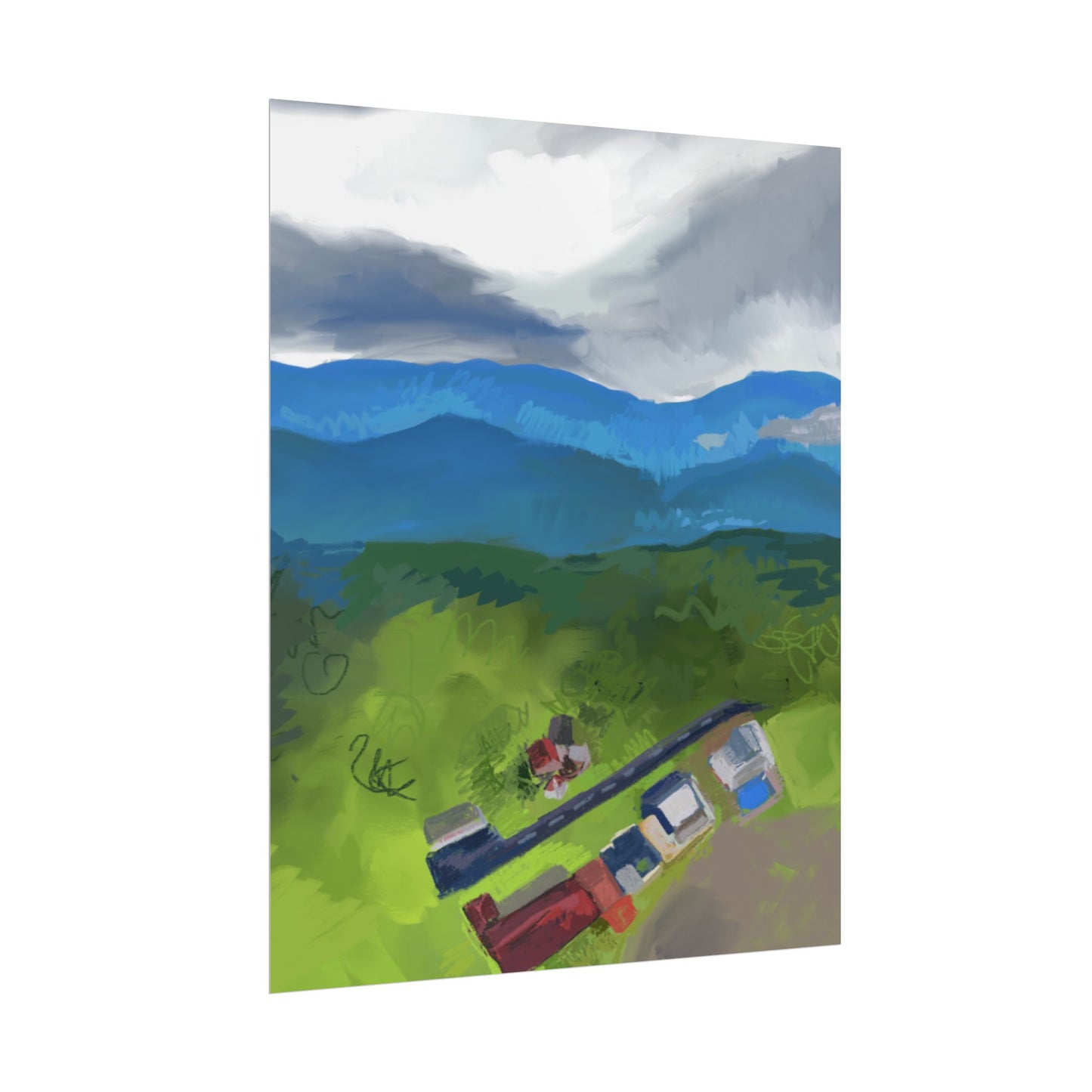 Nigeria Rolled Poster