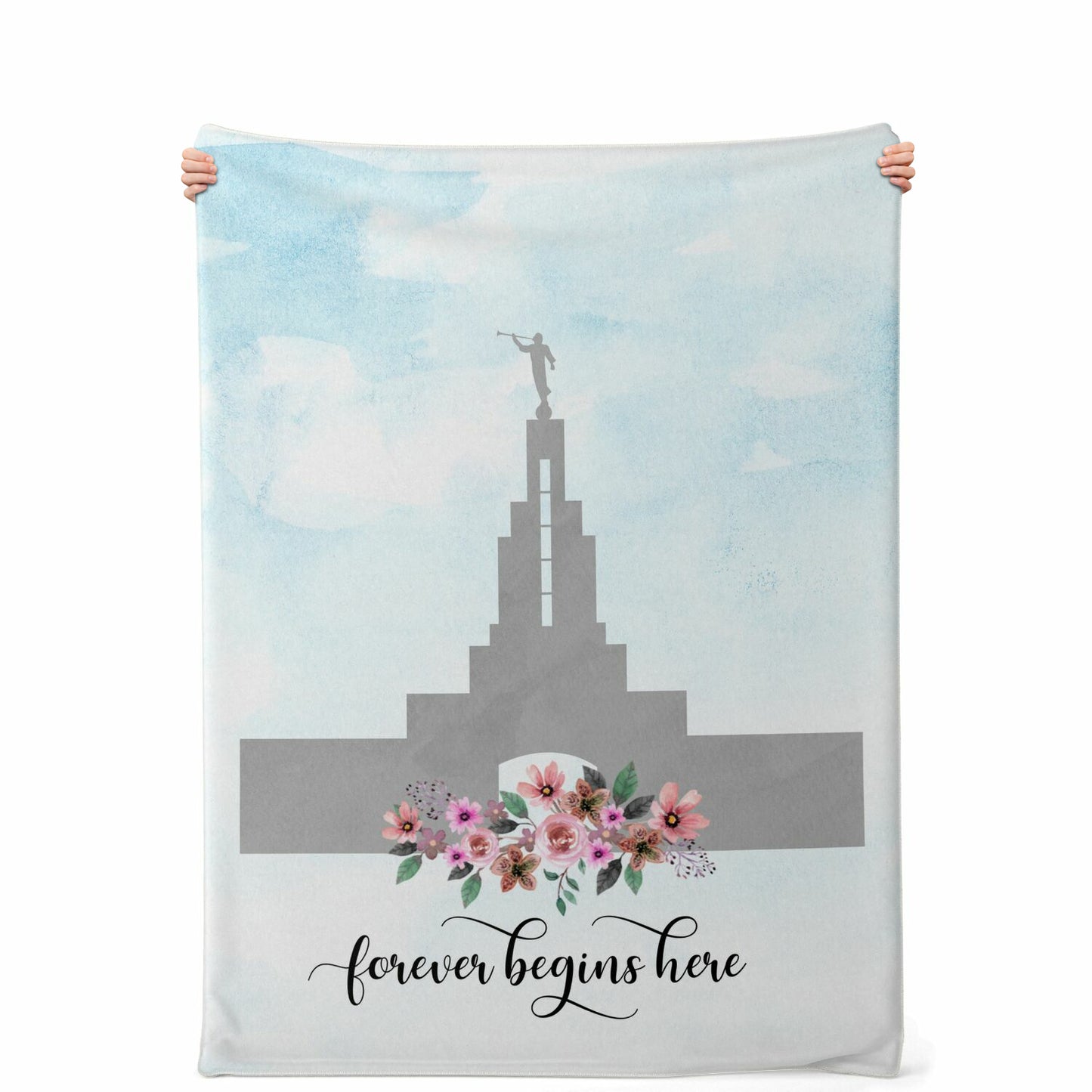 COLUMBIA RIVER Forever Begins Here Blanket