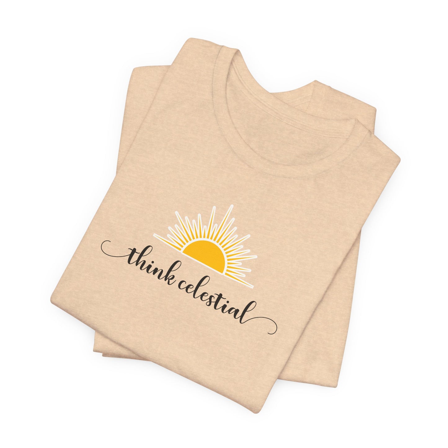 THINK CELESTIAL Unisex Jersey Short Sleeve Tee