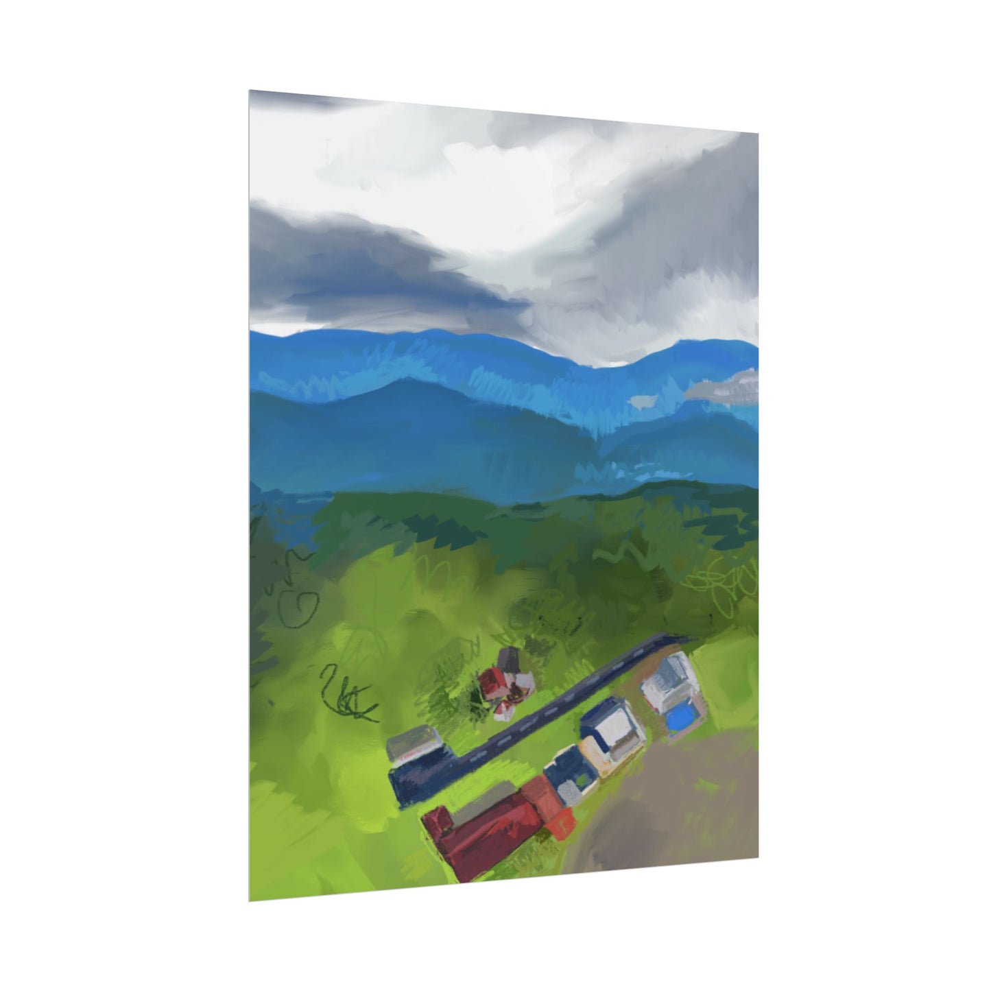 Nigeria Rolled Poster