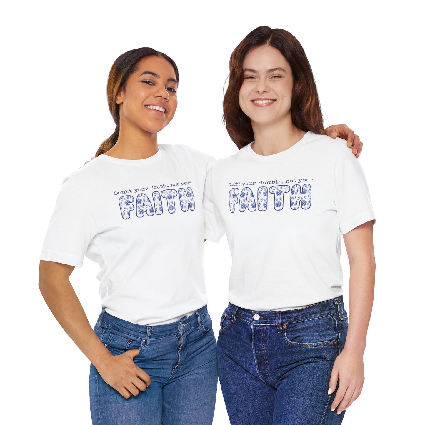 DOUBT YOUR DOUBTS Unisex Jersey Short Sleeve Tee