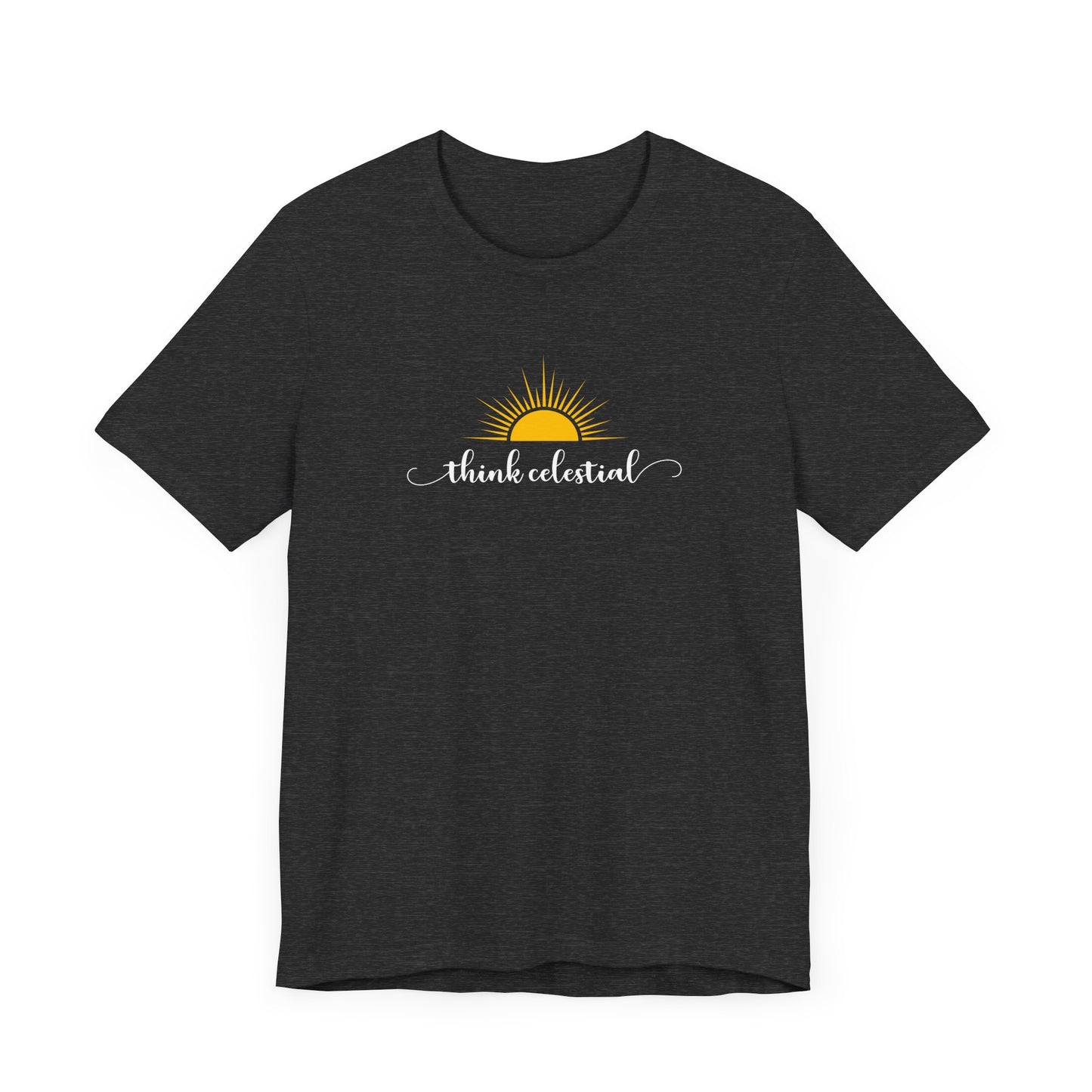 THINK CELESTIAL Dark Unisex Jersey Short Sleeve Tee