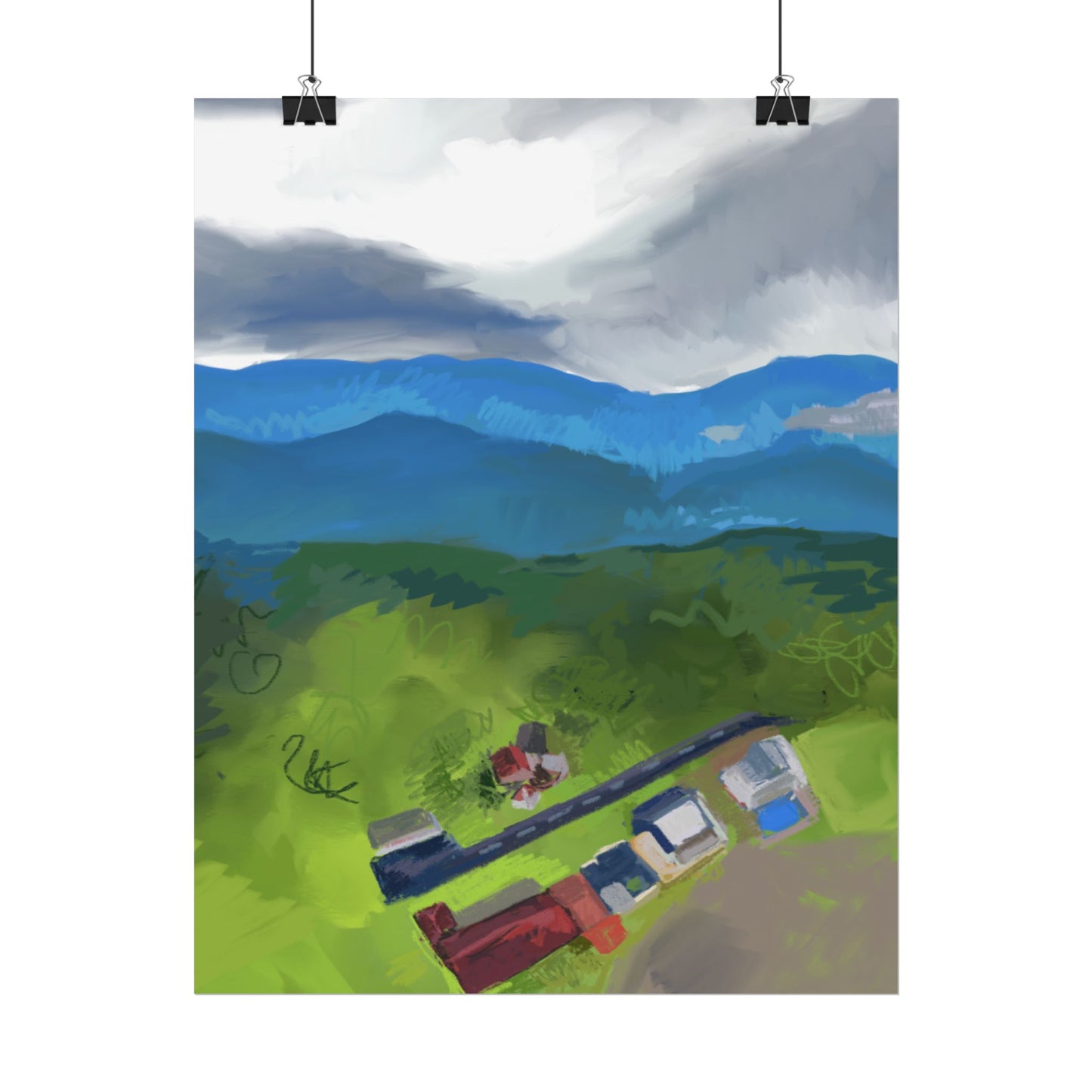 Nigeria Rolled Poster