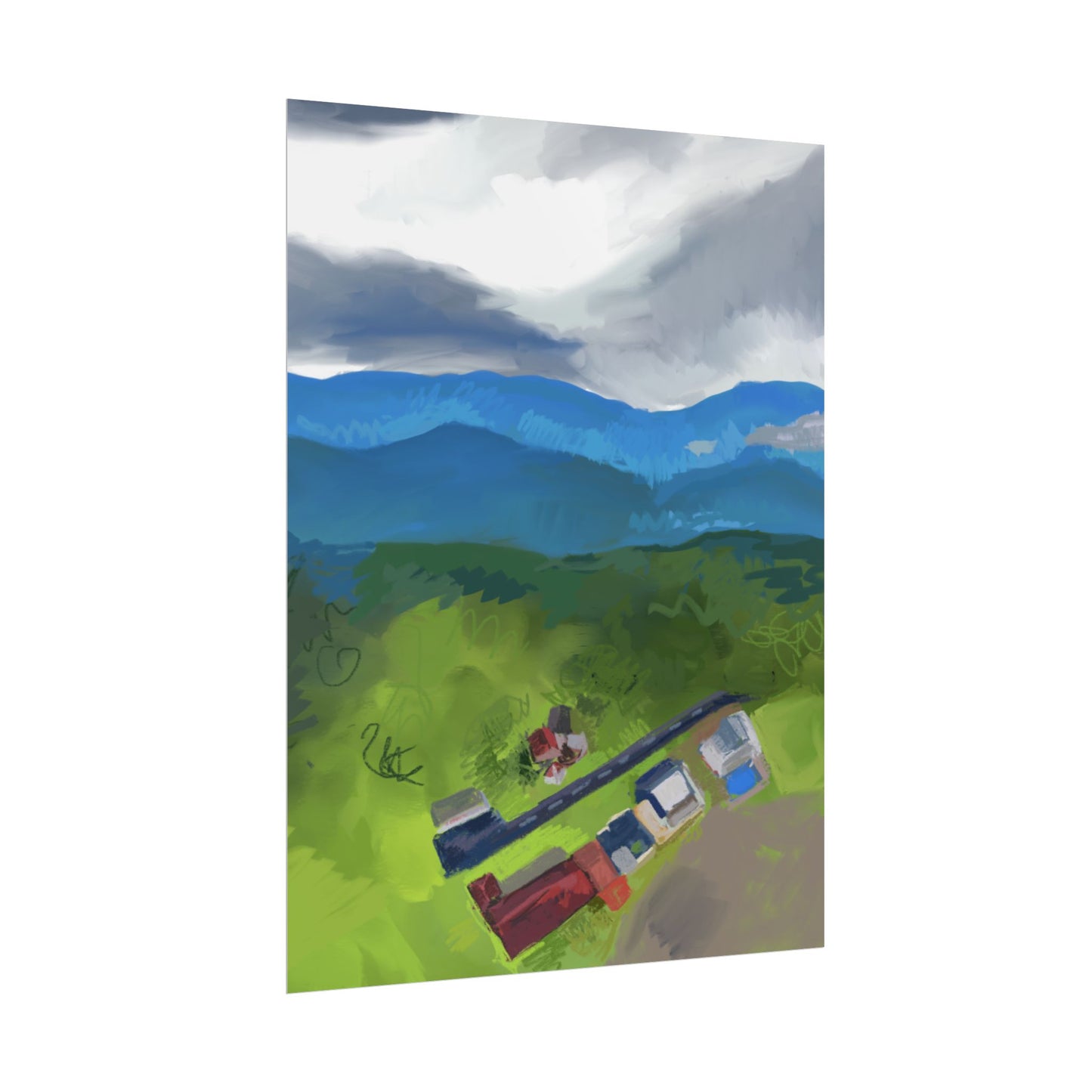 Nigeria Rolled Poster