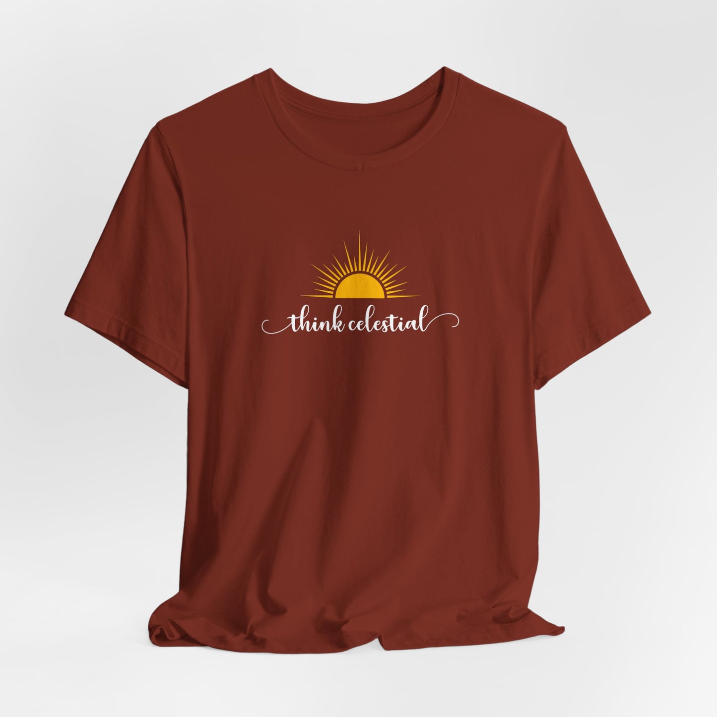 THINK CELESTIAL Dark Unisex Jersey Short Sleeve Tee