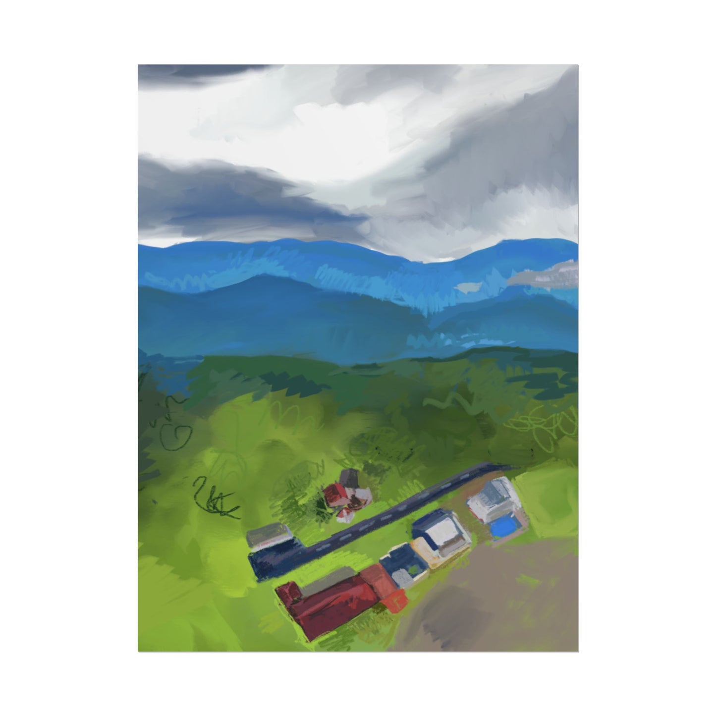 Nigeria Rolled Poster