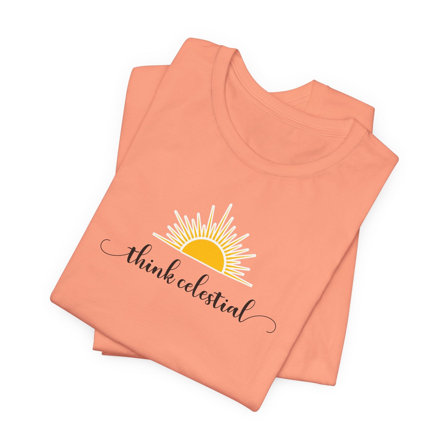 THINK CELESTIAL Unisex Jersey Short Sleeve Tee