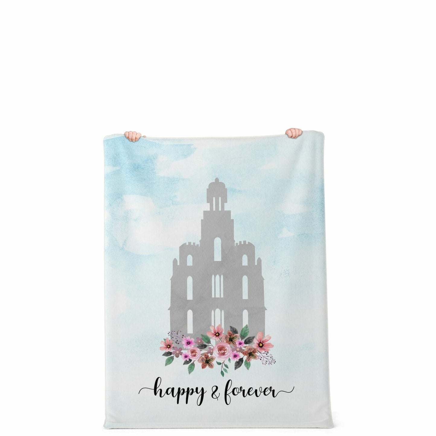 LOGAN Temple Premium Microfleece Blanket
