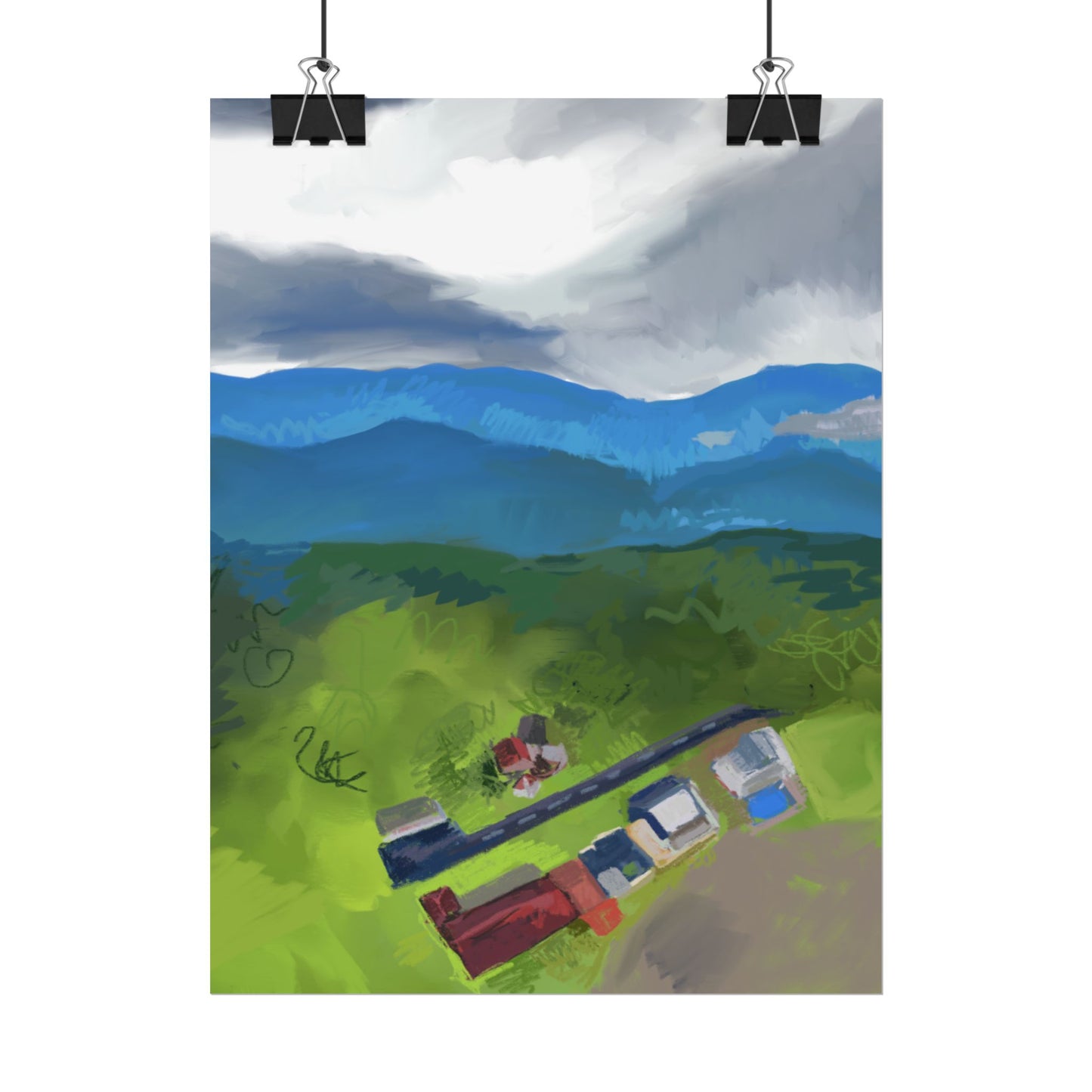 Nigeria Rolled Poster